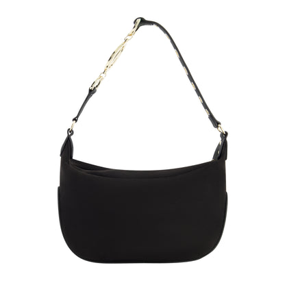 True Religion Horseshoe Link eyelet Hobo, Black