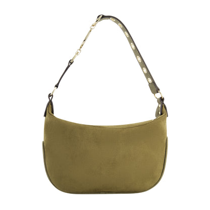 True Religion Horseshoe Link eyelet Hobo, Olive