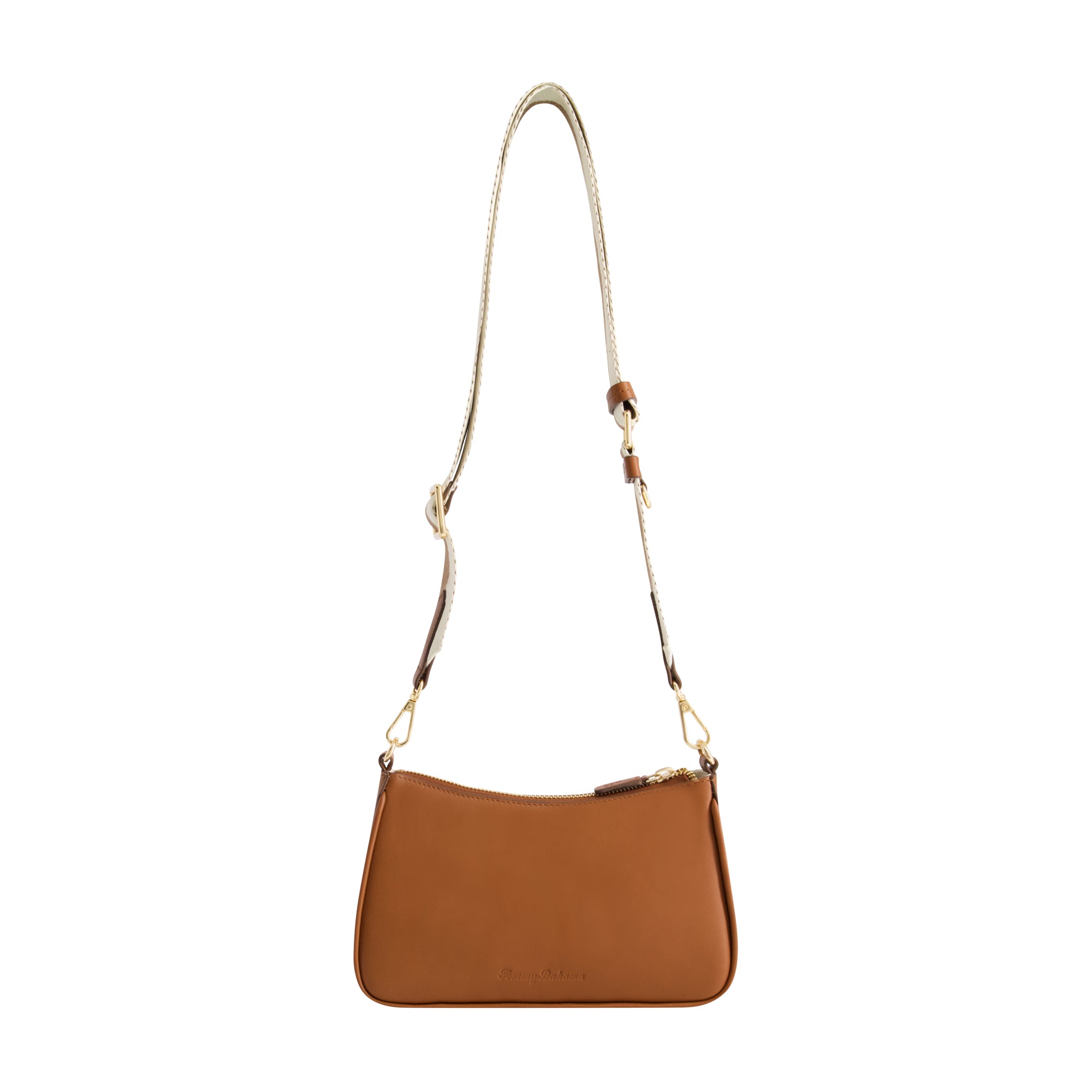 Tommy Bahama Leather Trim Floral Double Crossbody, Multi