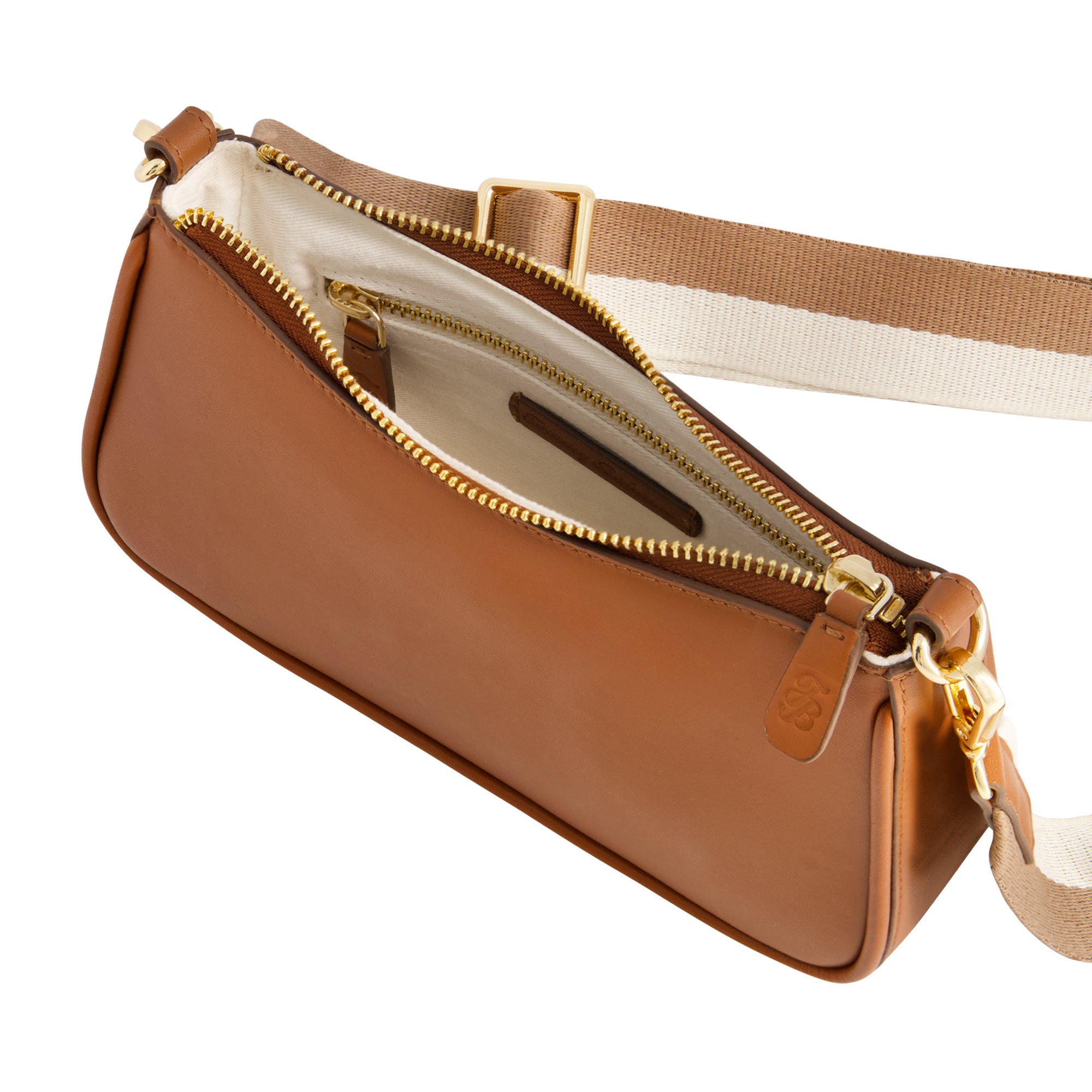 Tommy Bahama Leather Trim Floral Double Crossbody, Multi