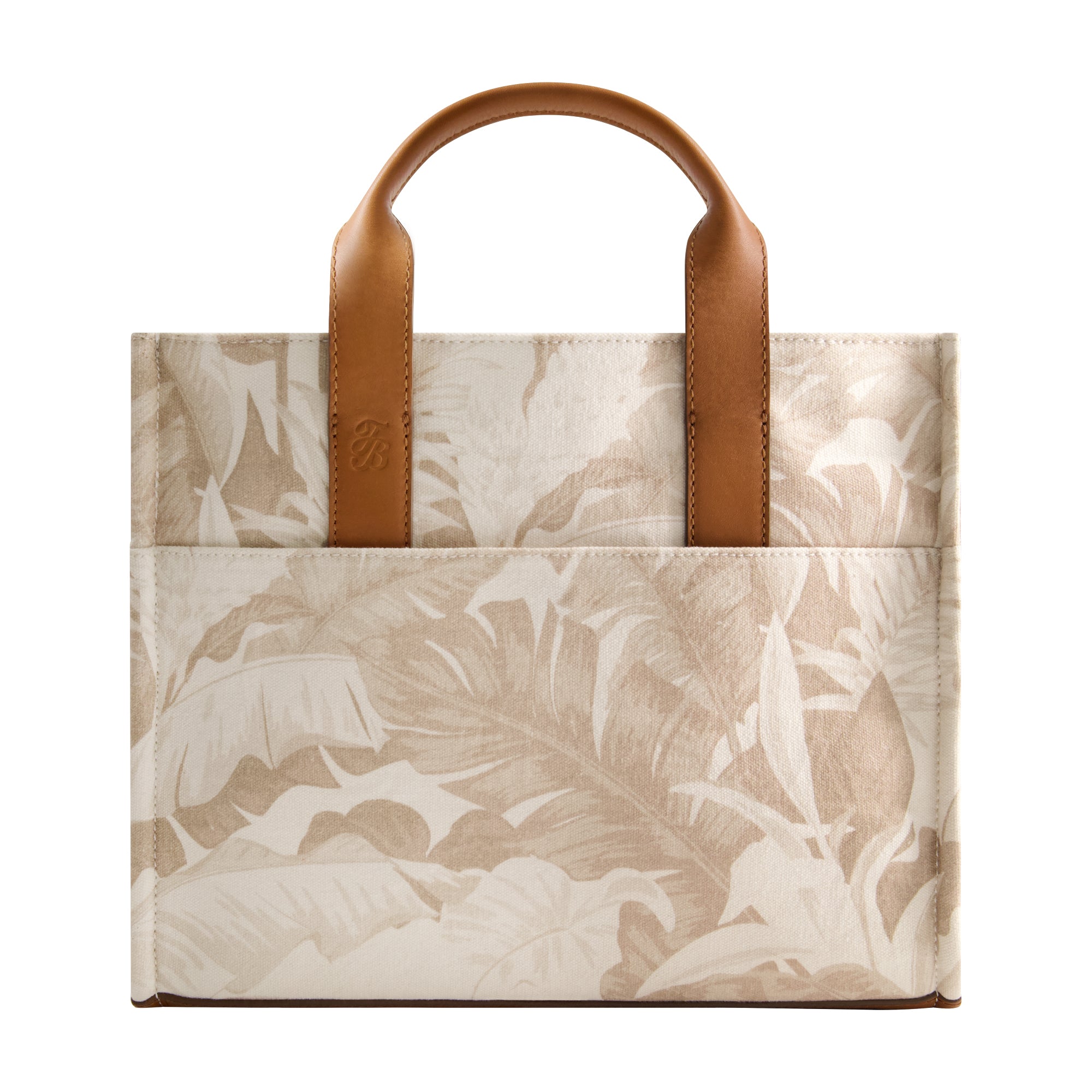 Tommy Bahama Leather Trim Medium Floral Tote, Multi