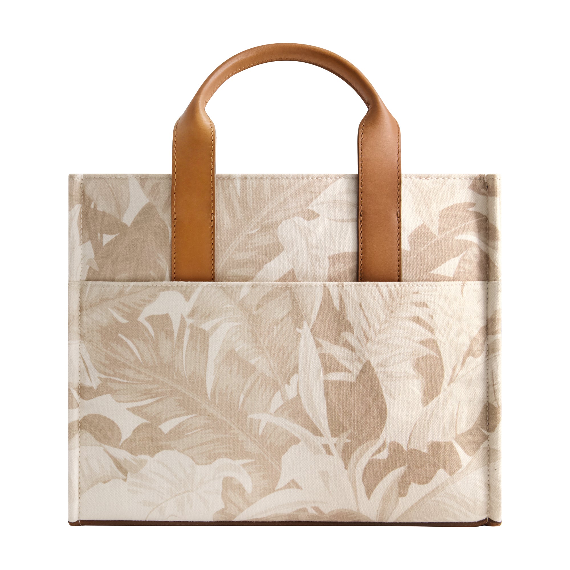 Tommy Bahama Leather Trim Medium Floral Tote, Multi