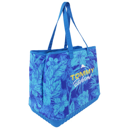 Tommy Bahama Water-Repellent Tote with Pouch – Tropical Floral Print