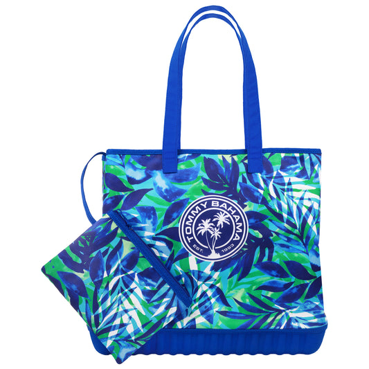 Tommy Bahama Patch Water-Repellant Tote Bag with Pouch