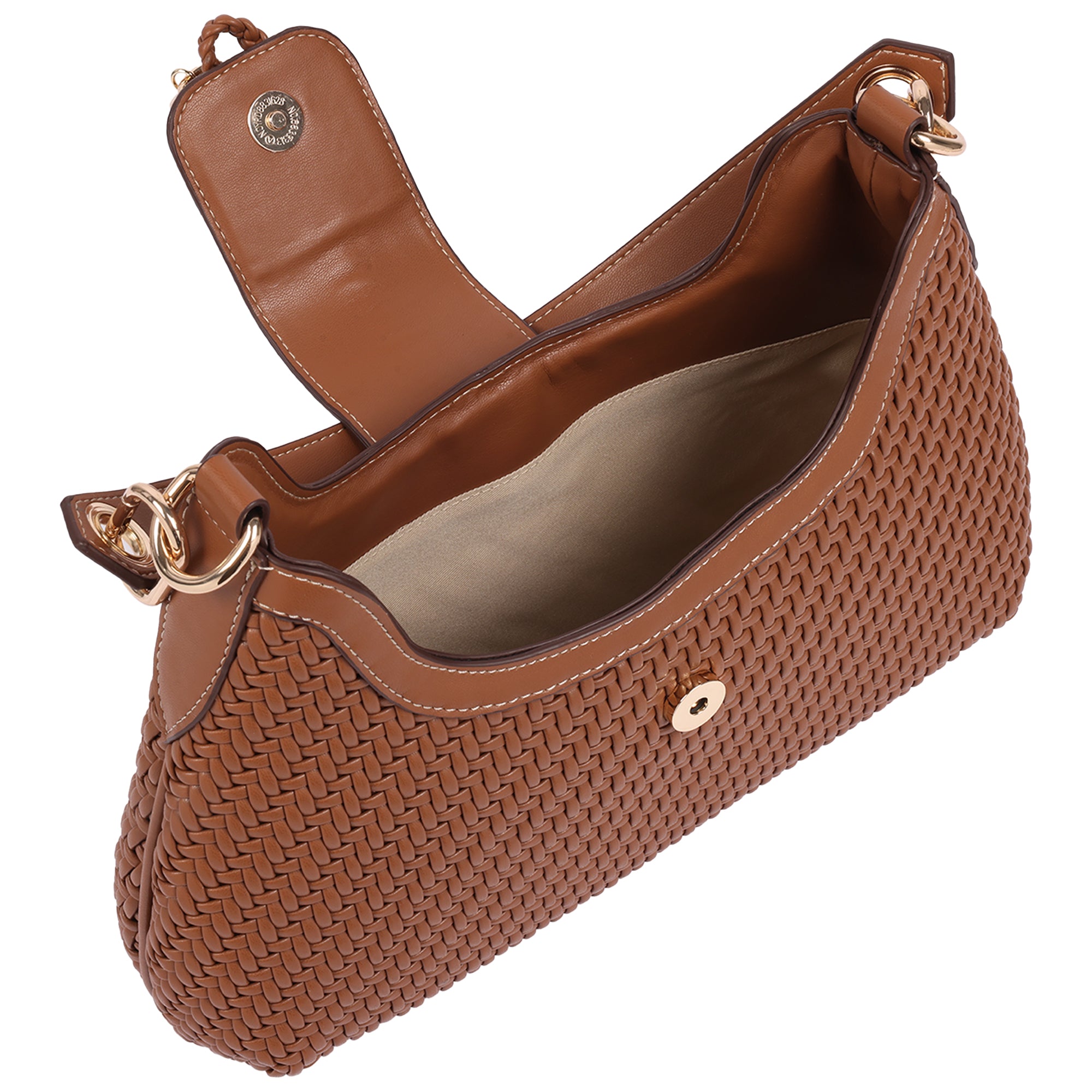 Tommy Bahama Tassel Tab Woven Hobo Shoulder Bag