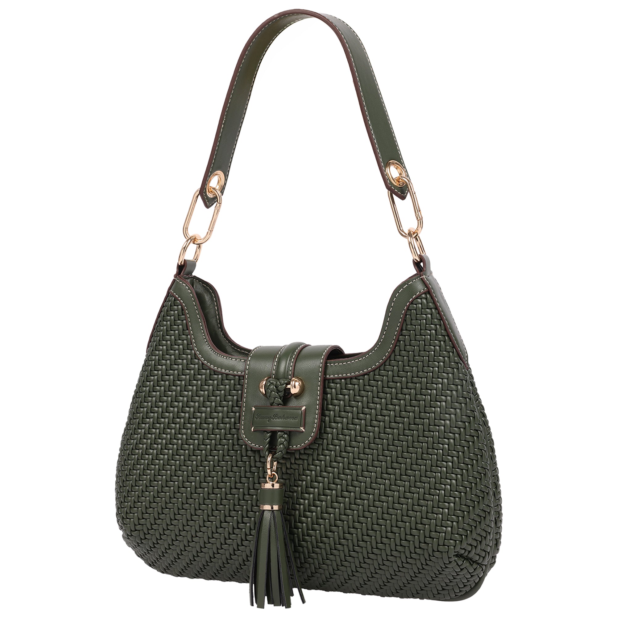 Tommy Bahama Tassel Tab Woven Hobo Shoulder Bag