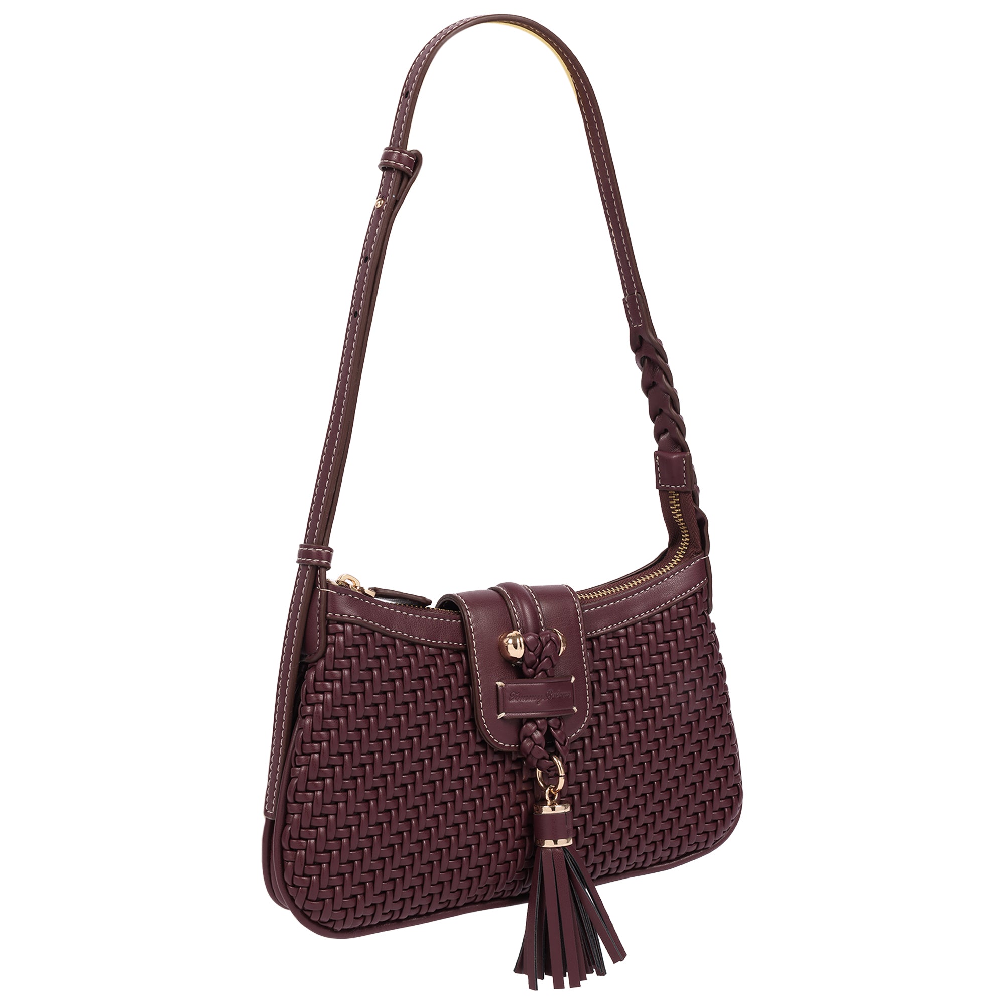 Tommy Bahama Tassel Tab Woven Shoulder Bag