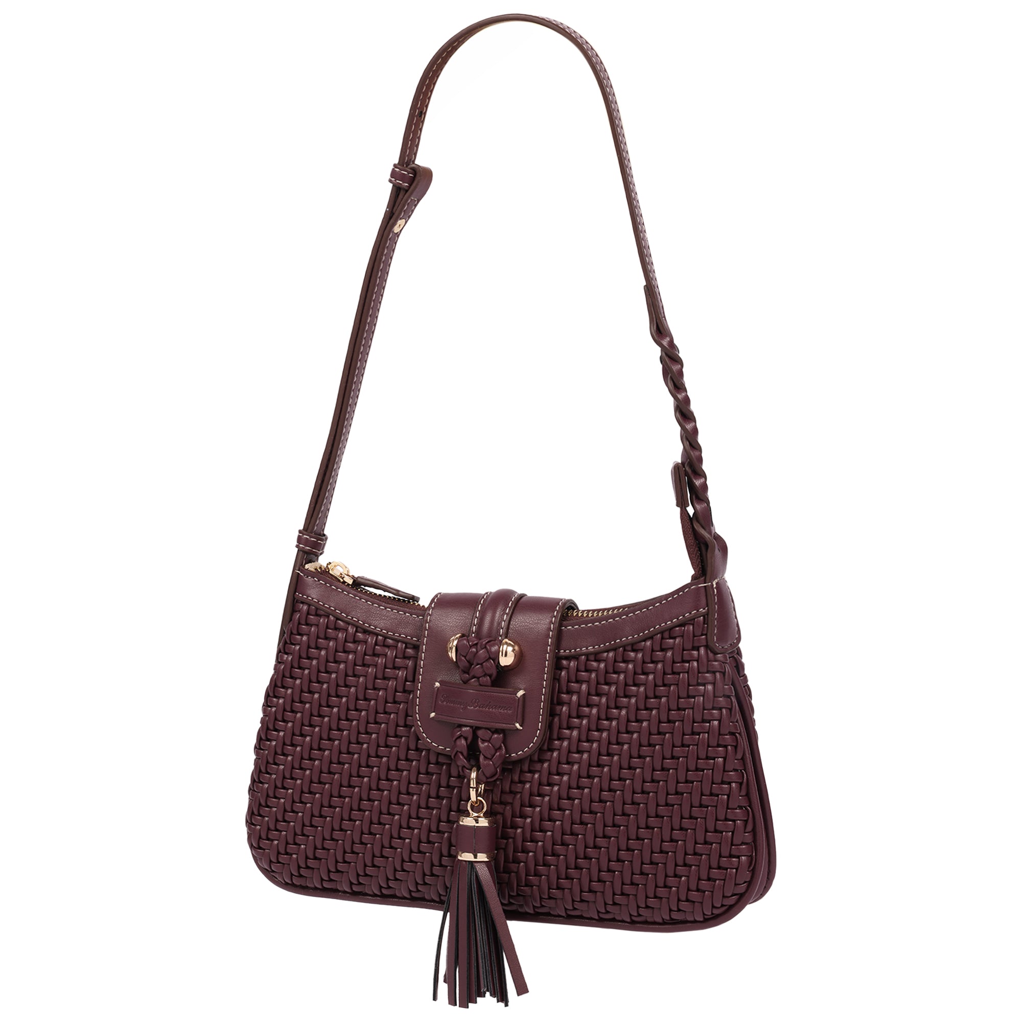 Tommy Bahama Tassel Tab Woven Shoulder Bag