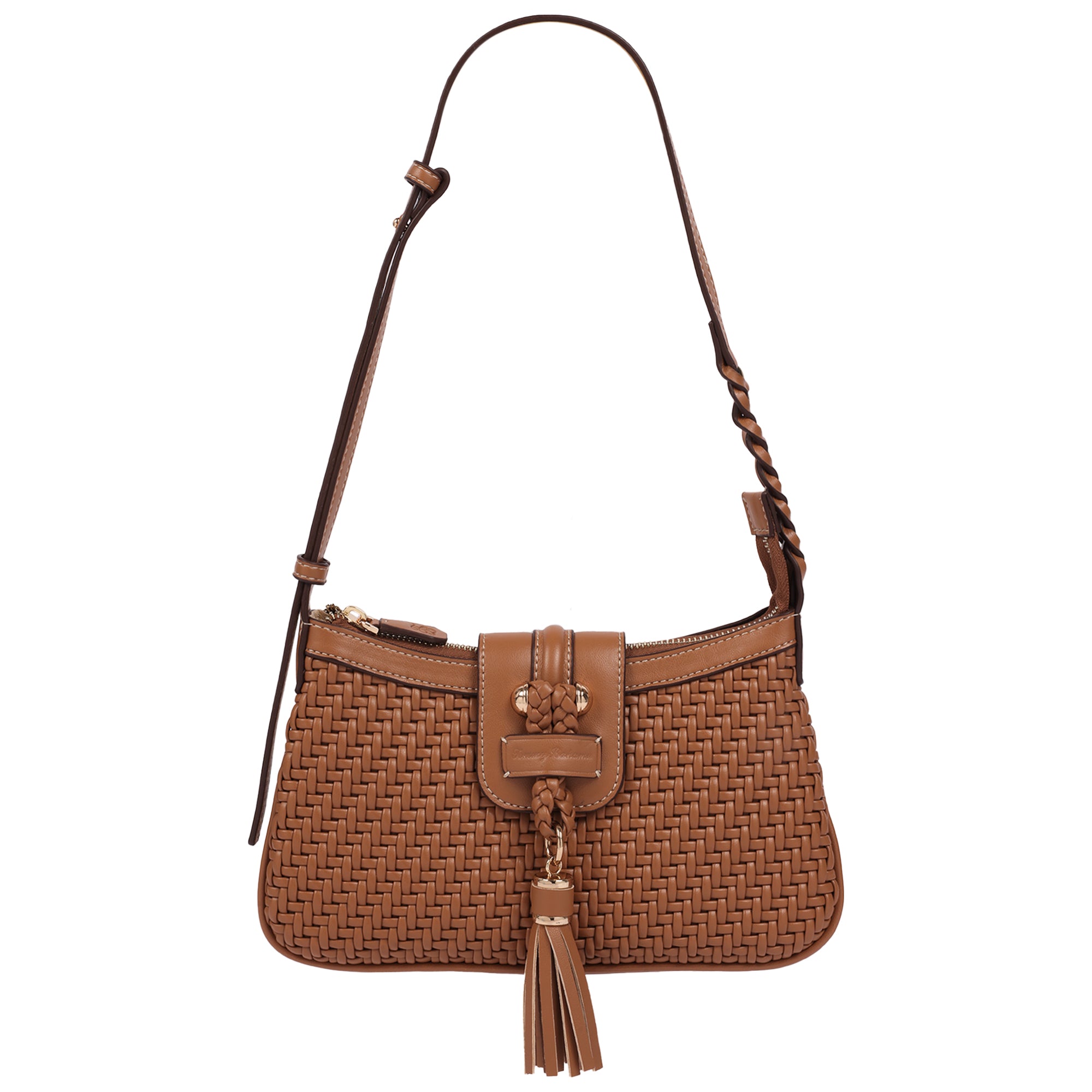 Tommy Bahama Tassel Tab Woven Shoulder Bag