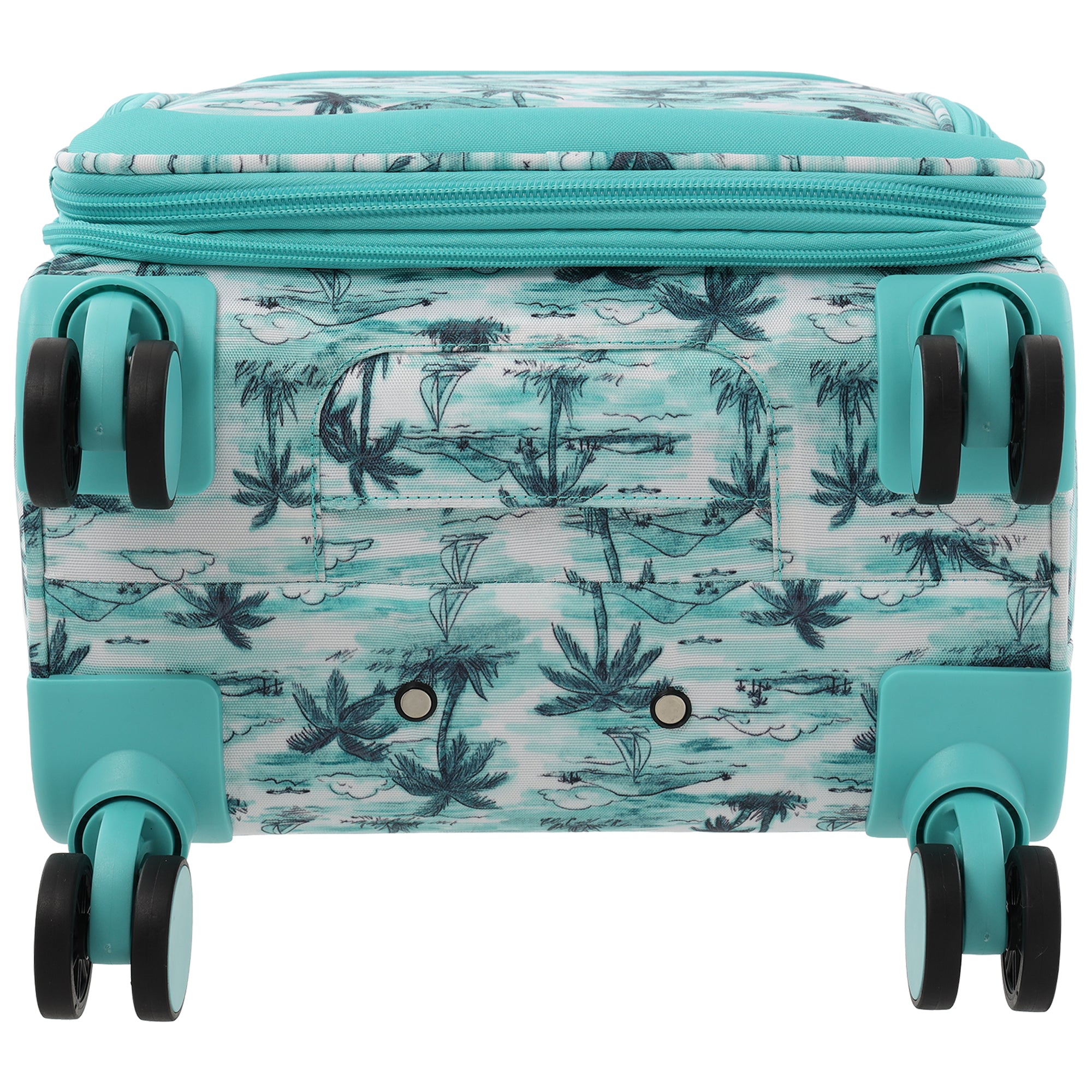 Tommy Bahama Palm Print 3-Piece Expandable Softside Spinner Luggage Set