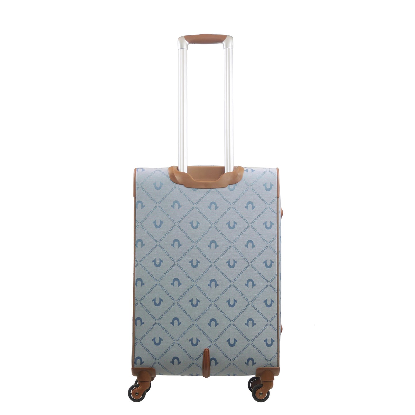 True Religion Soft Sided 27" Expandable, Spinner Luggage, DENIM