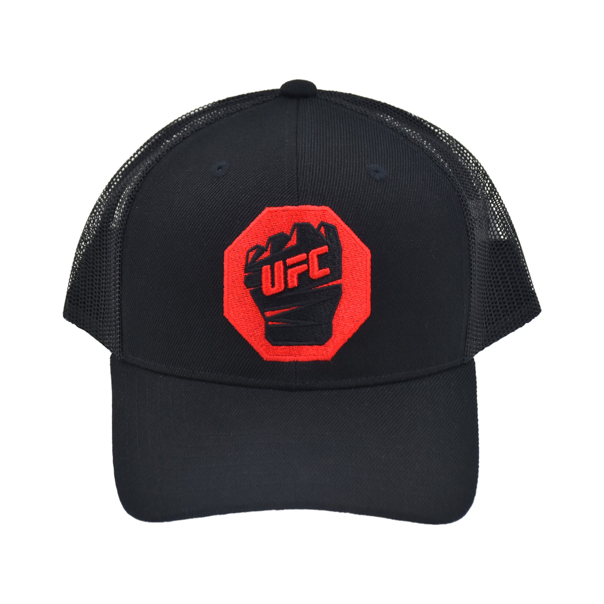 Concept One UFC Trucker Hat, Mesh Adult Adjustable Snapback Baseball Cap with Curved Brim