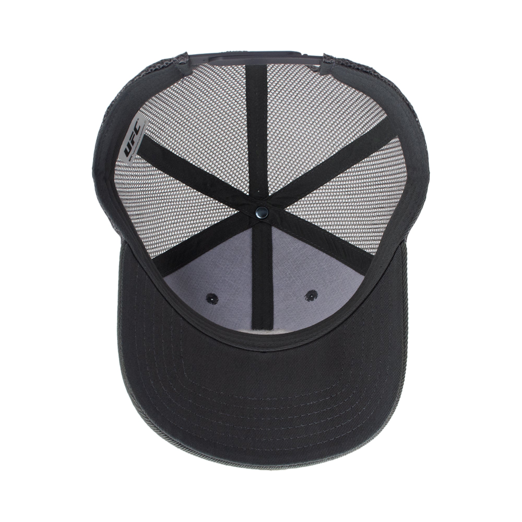 Concept One UFC Trucker Hat, Mesh Adult Adjustable Snapback Baseball Cap with Curved Brim