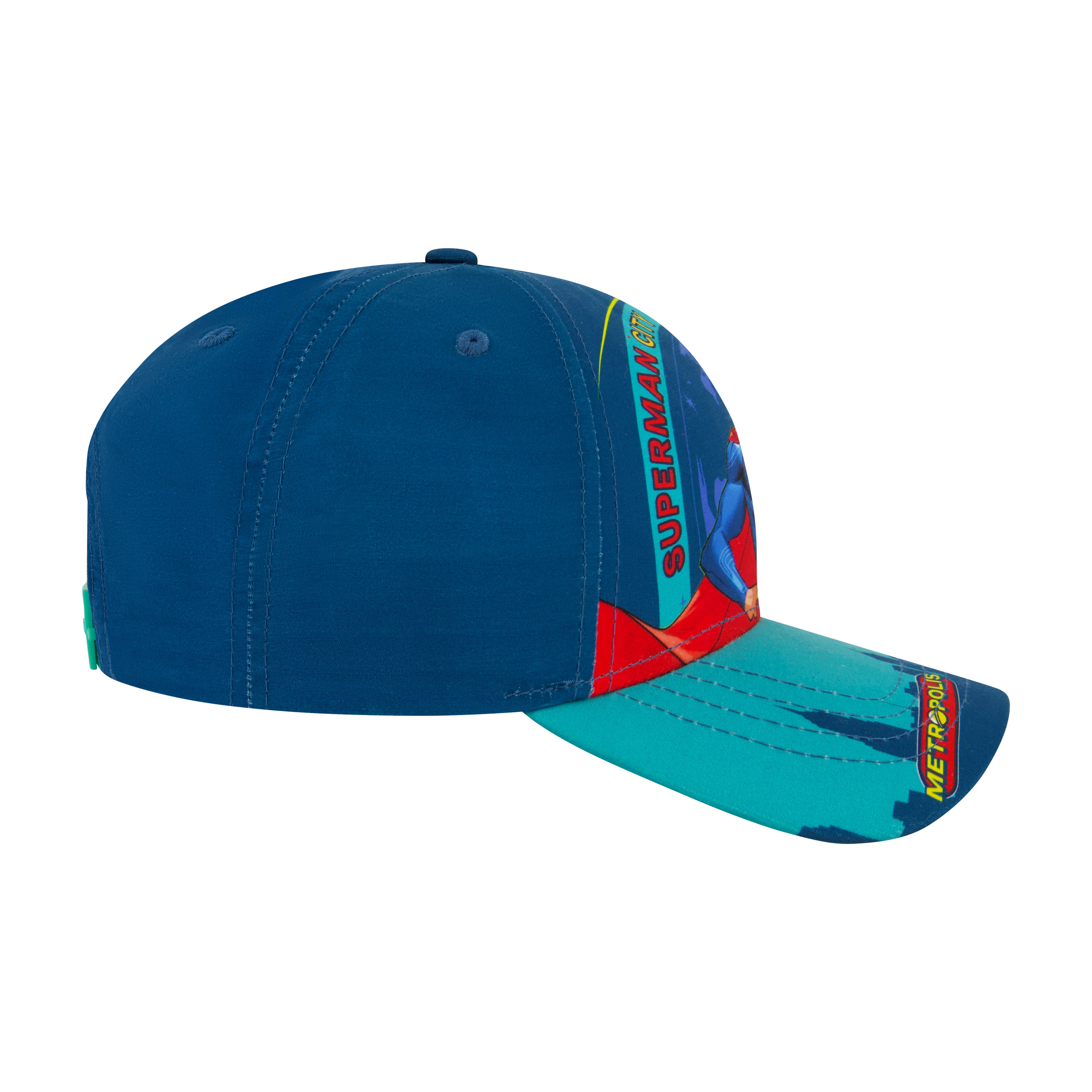 DC Comics Superman “City of Tomorrow” Snapback Hat – Metropolis Graphic Adjustable Baseball Cap