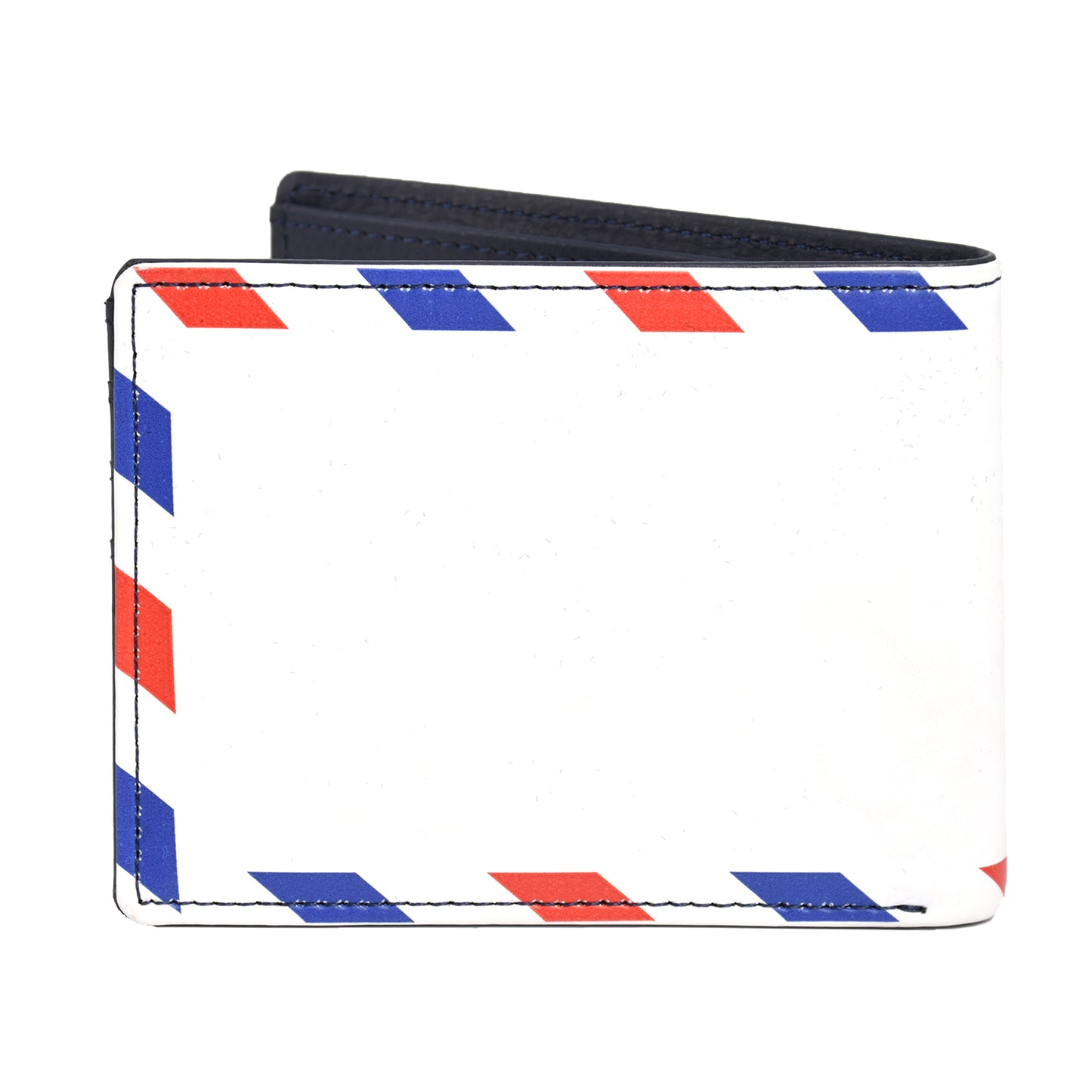 USPS U.S Mail Eagle Stamp Logo Bifold Wallet, Slim Wallet in Decorative Tin Case Multi, Unisex