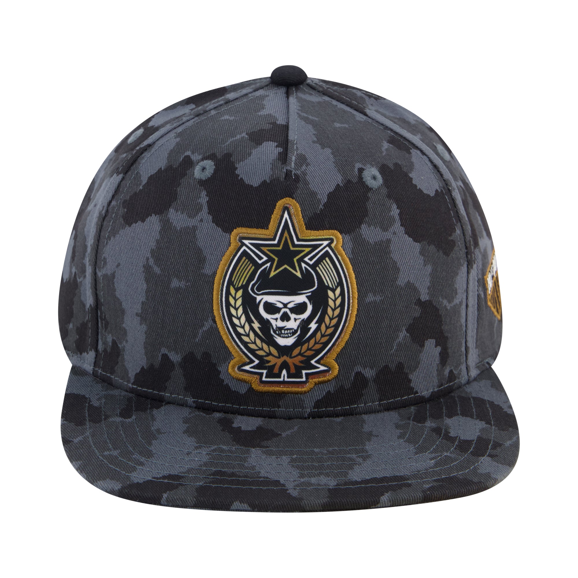 Call of Duty Baseball Cap, Prestige Emblem Cotton Adjustable Snapback Baseball Hat with Flat Brim, Black, One Size