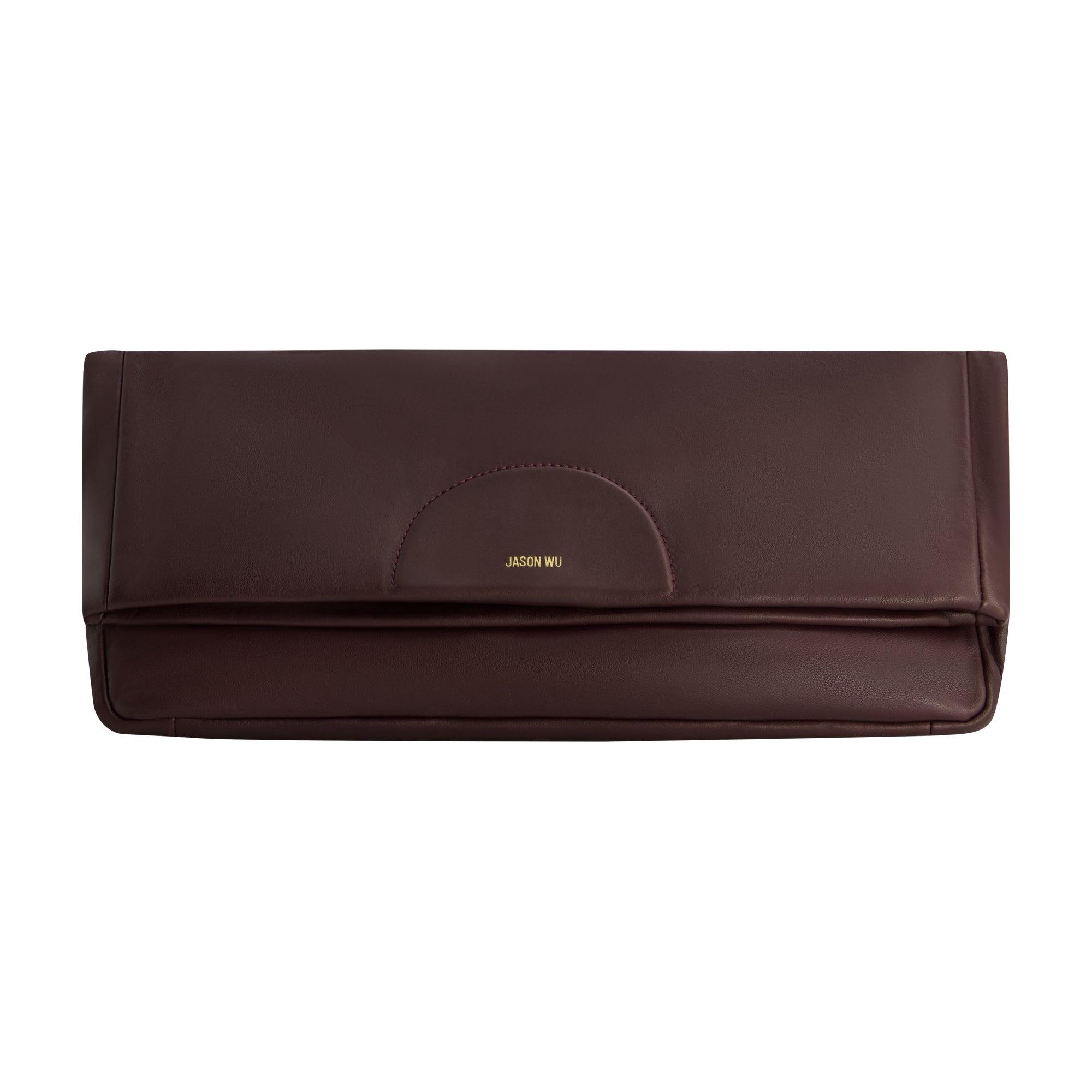 Jason Wu Elegant Fold-Over Clutch – Grape