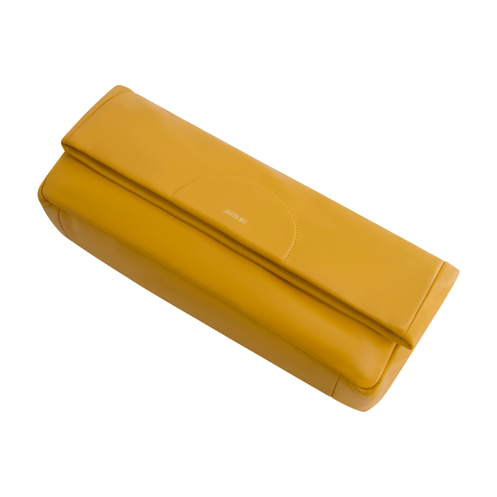 Jason Wu Elegant Fold-Over Clutch – Yellow