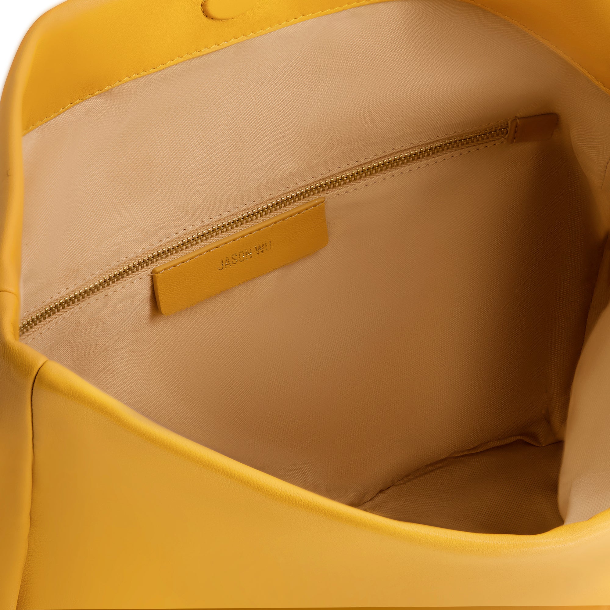 Jason Wu Elegant Fold-Over Clutch – Yellow