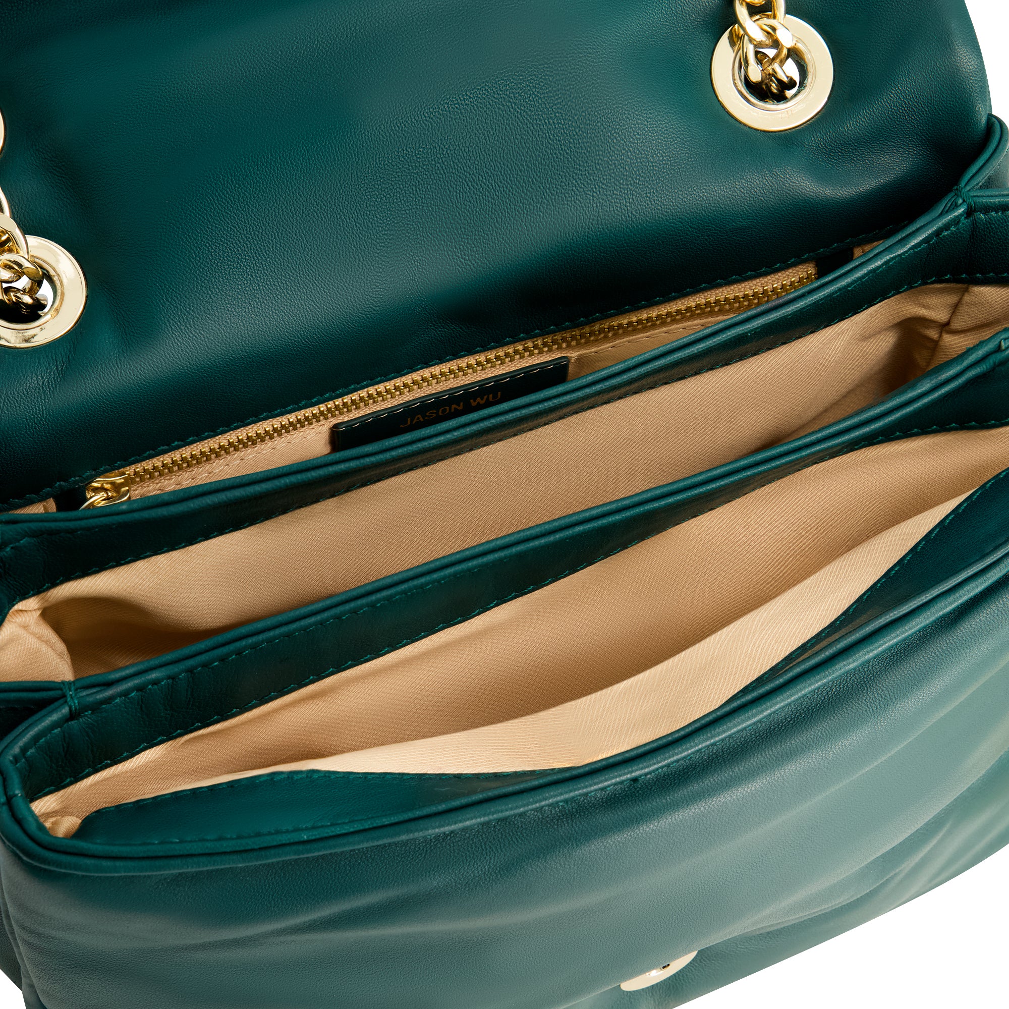 Jason Wu Convertible Chain Shoulder Bag, JUNGLE