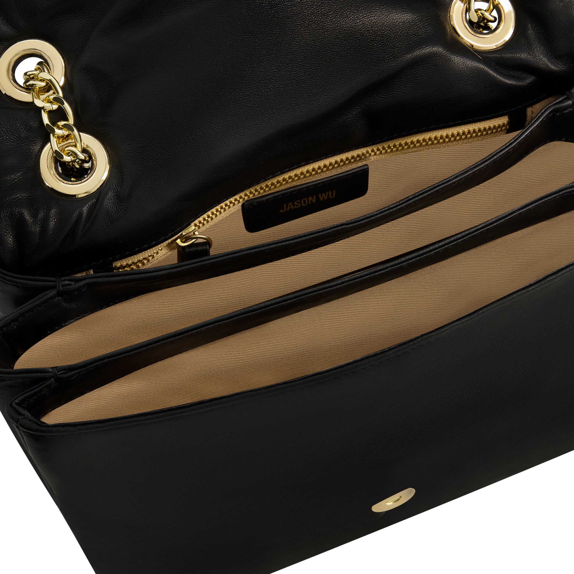 Jason Wu Convertible Chain Shoulder Bag, BLACK