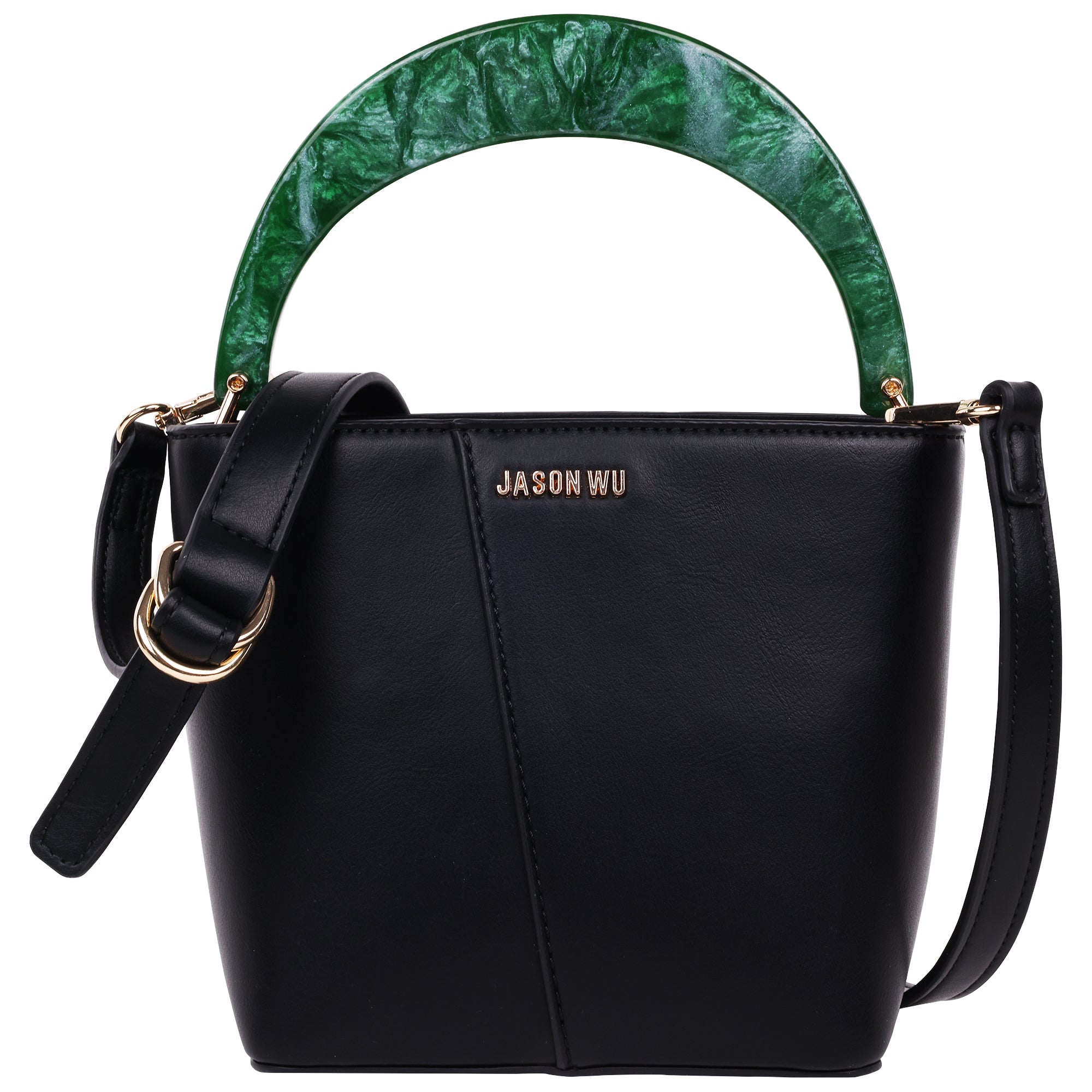 Jason Wu Small Smooth PU Tote with Acrylic Top Handle