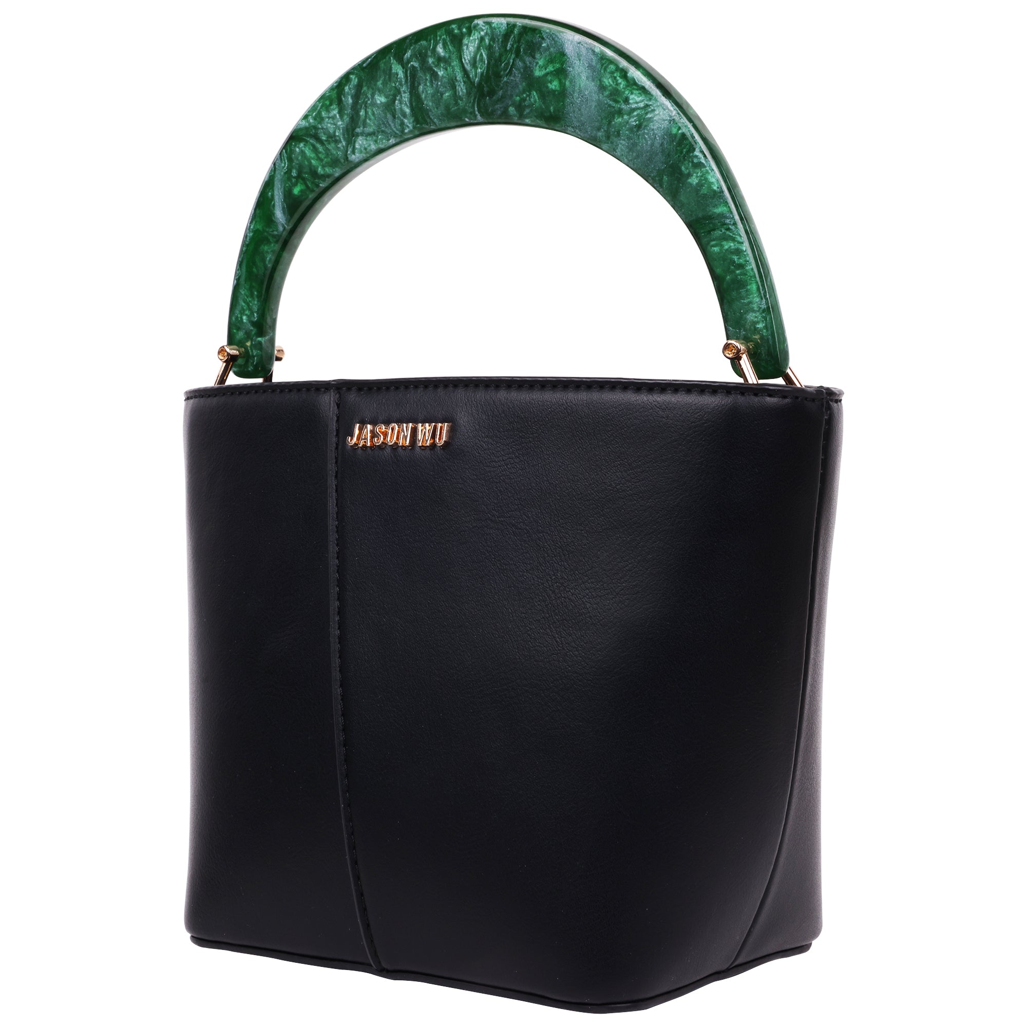 Jason Wu Small Smooth PU Tote with Acrylic Top Handle