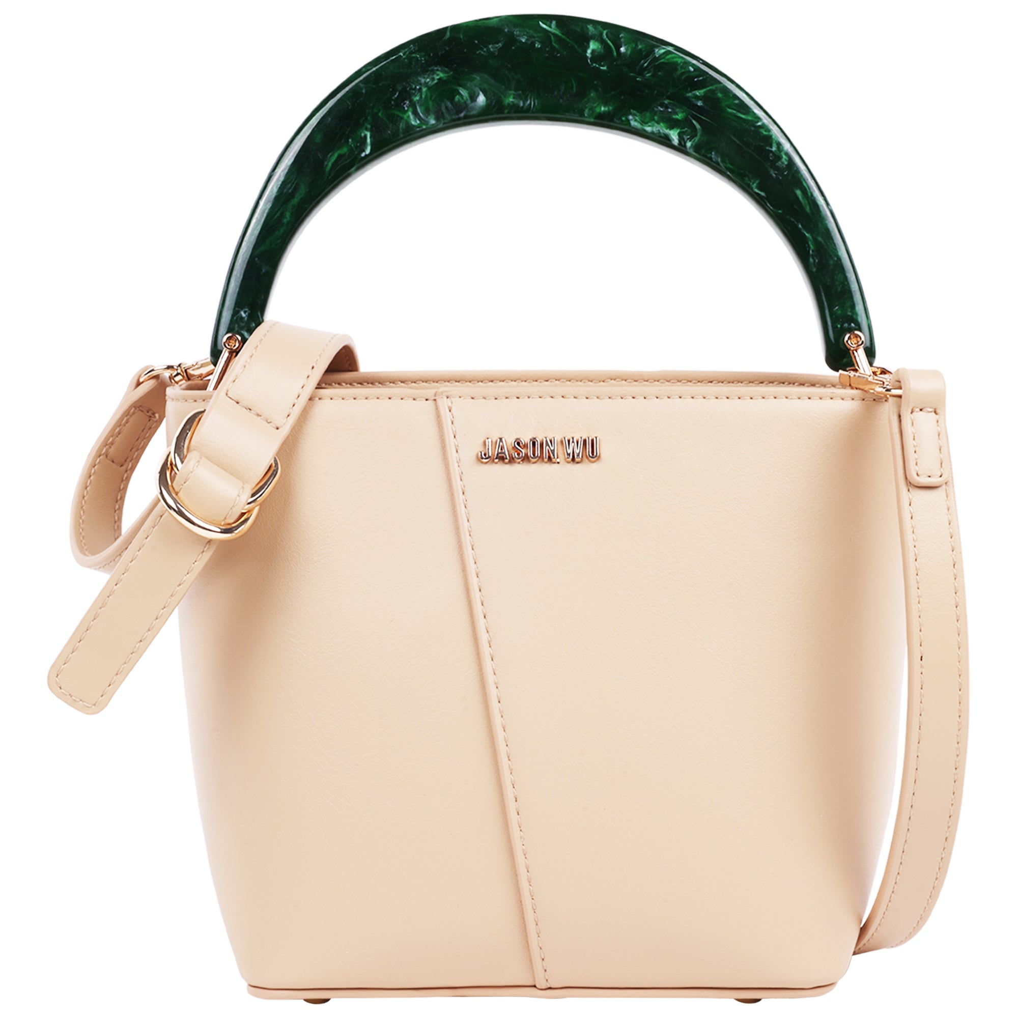 Jason Wu Small Smooth PU Tote with Acrylic Top Handle
