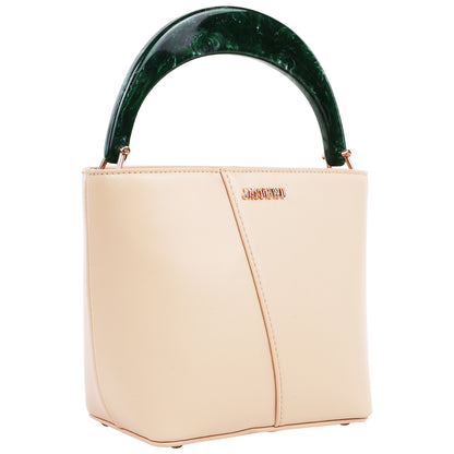 Jason Wu Small Smooth PU Tote with Acrylic Top Handle