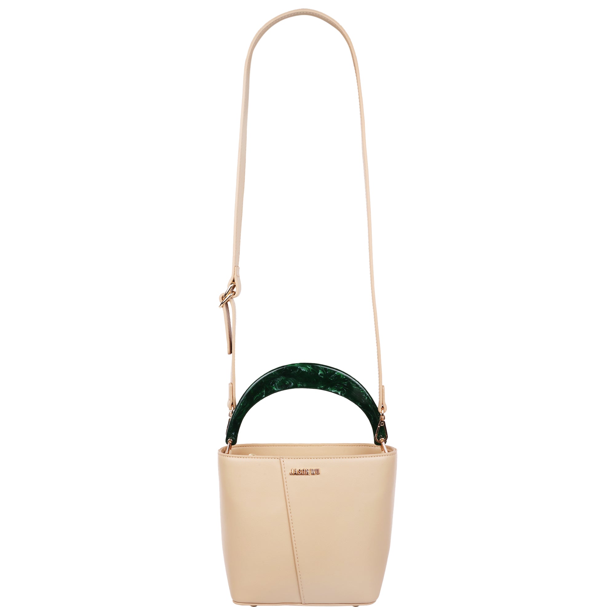 Jason Wu Small Smooth PU Tote with Acrylic Top Handle