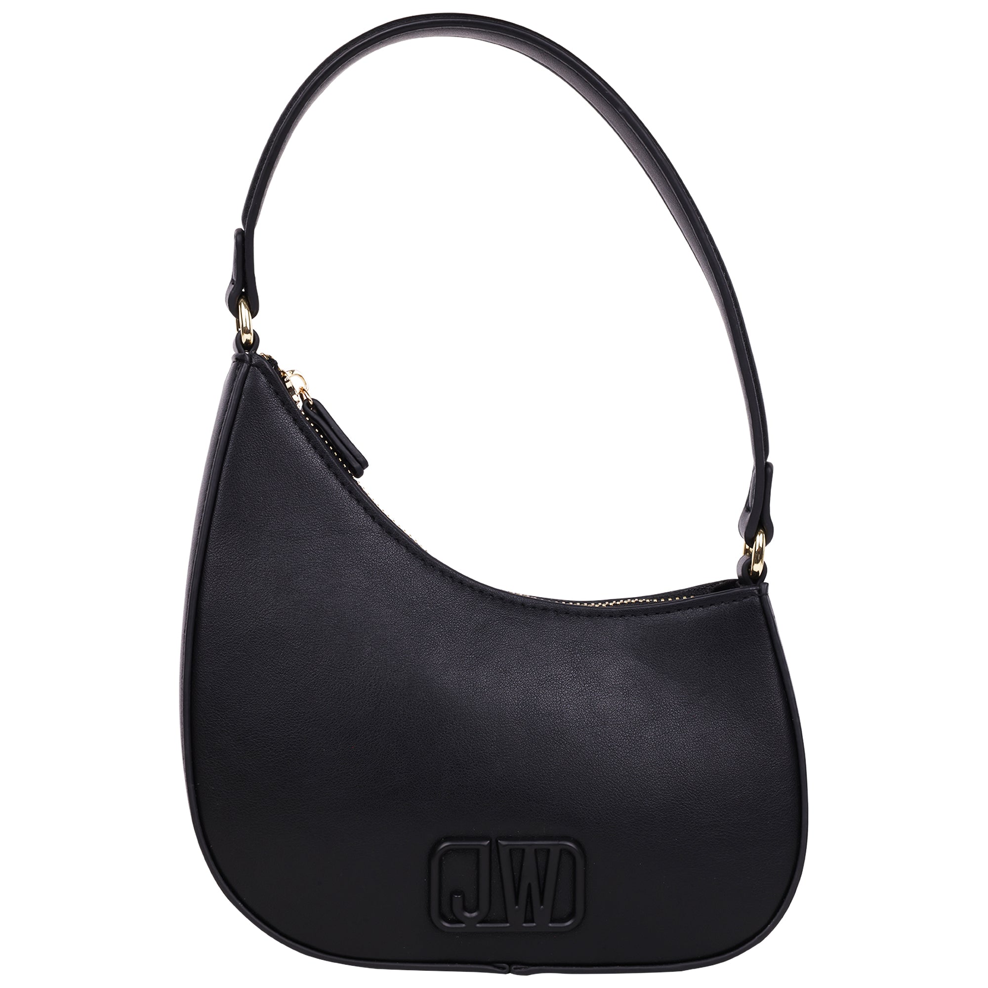 Jason Wu Smooth PU Shoulder Bag with Tonal 3D Logo