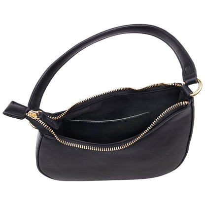 Jason Wu Smooth PU Shoulder Bag with Tonal 3D Logo