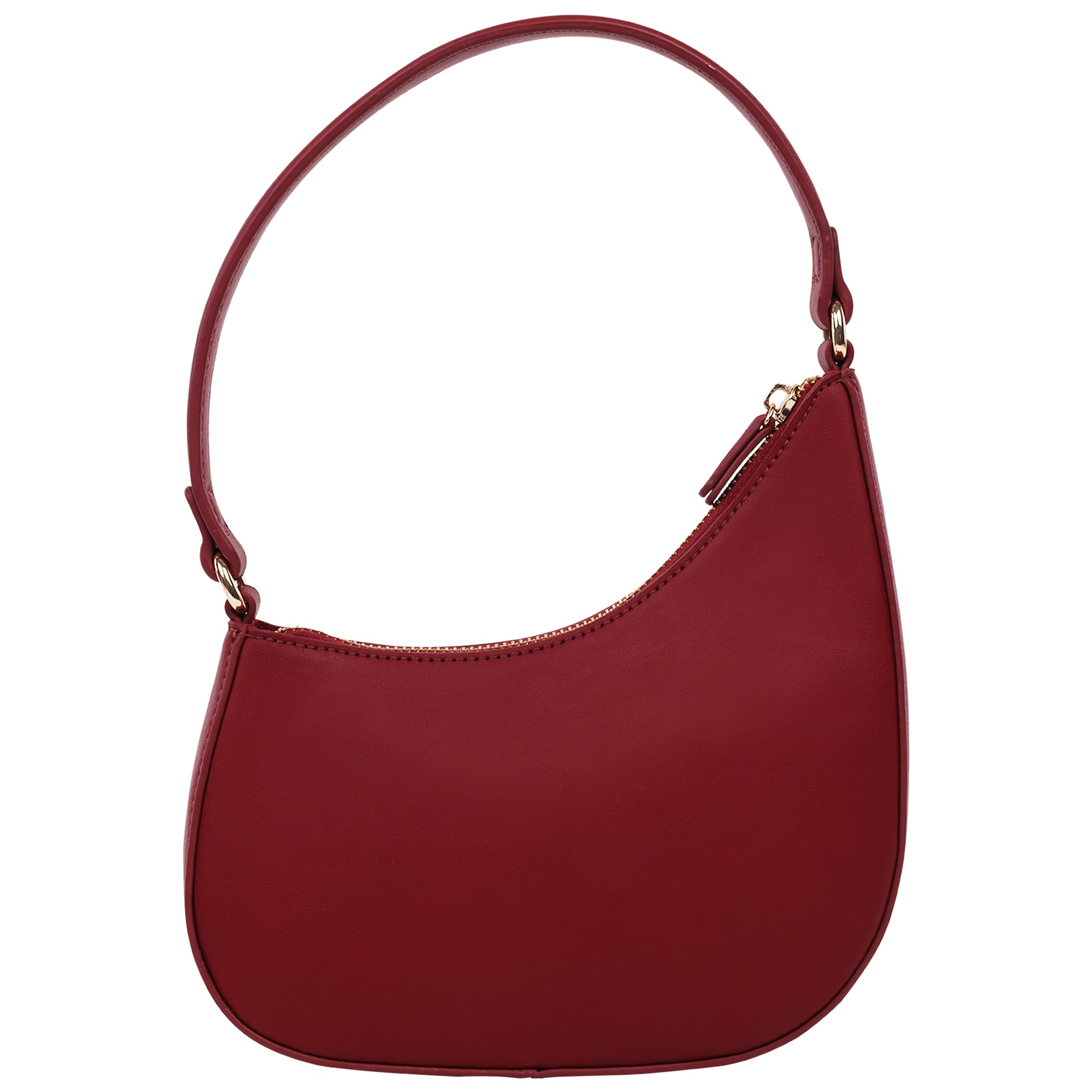 Jason Wu Smooth PU Shoulder Bag with Tonal 3D Logo