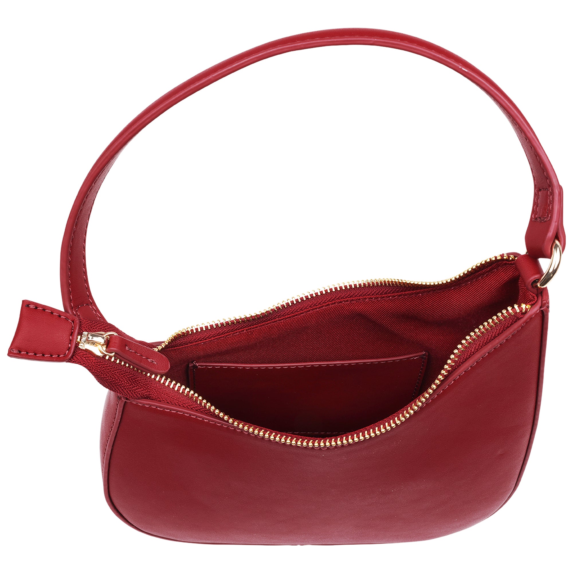 Jason Wu Smooth PU Shoulder Bag with Tonal 3D Logo