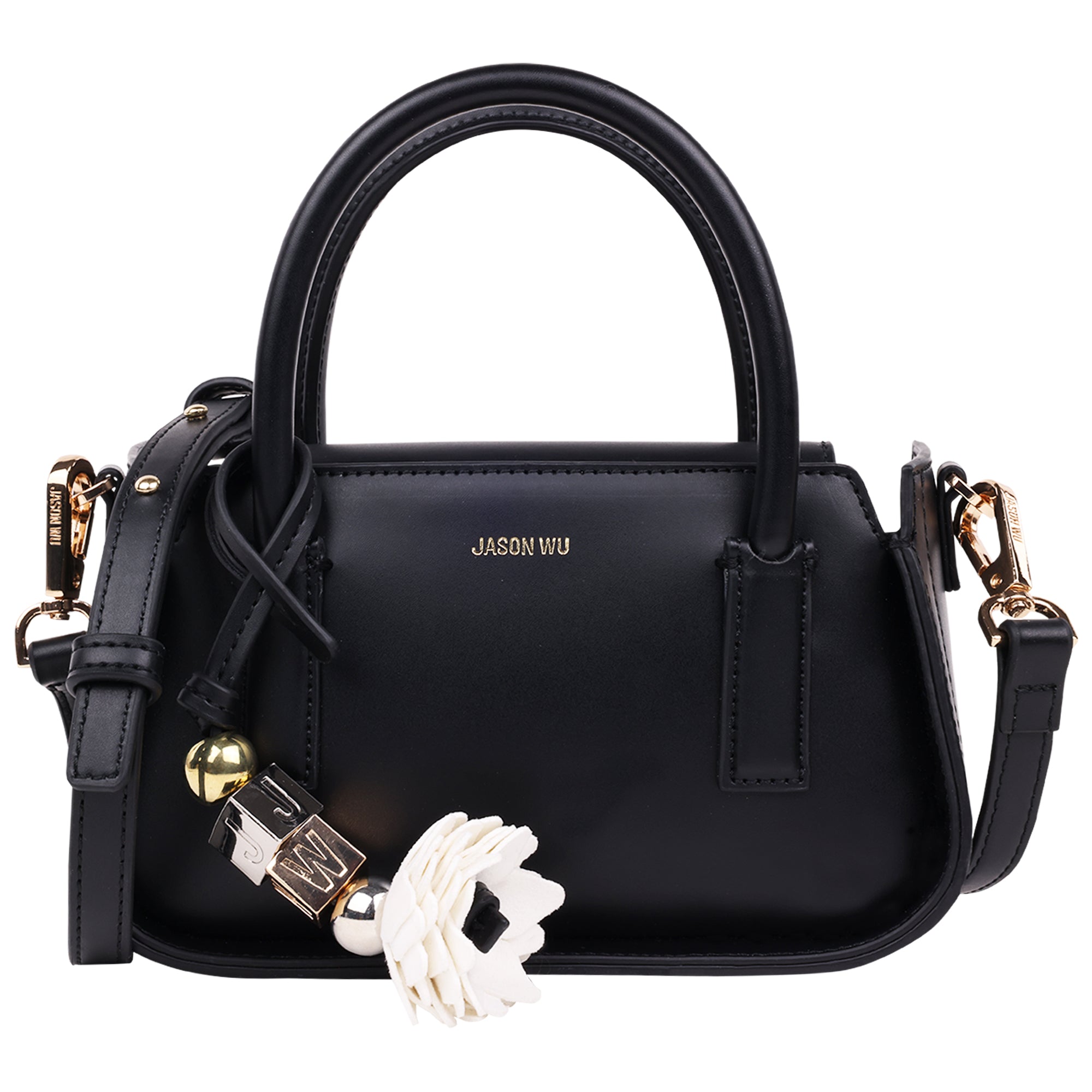 Jason Wu Structured Mini Bag with Removable Crossbody Strap & JW Charm