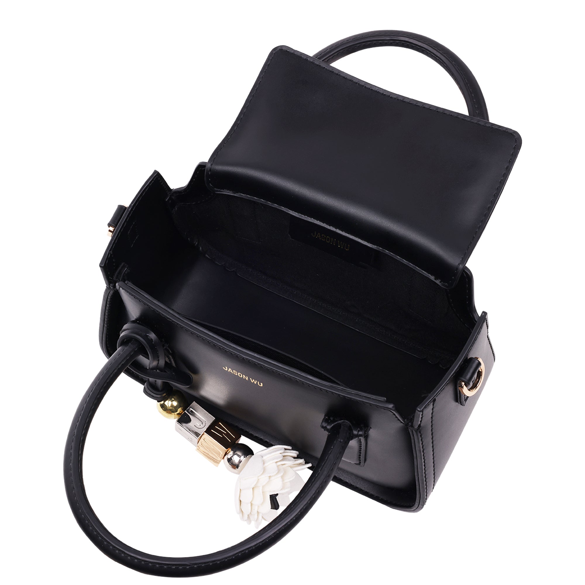 Jason Wu Structured Mini Bag with Removable Crossbody Strap & JW Charm