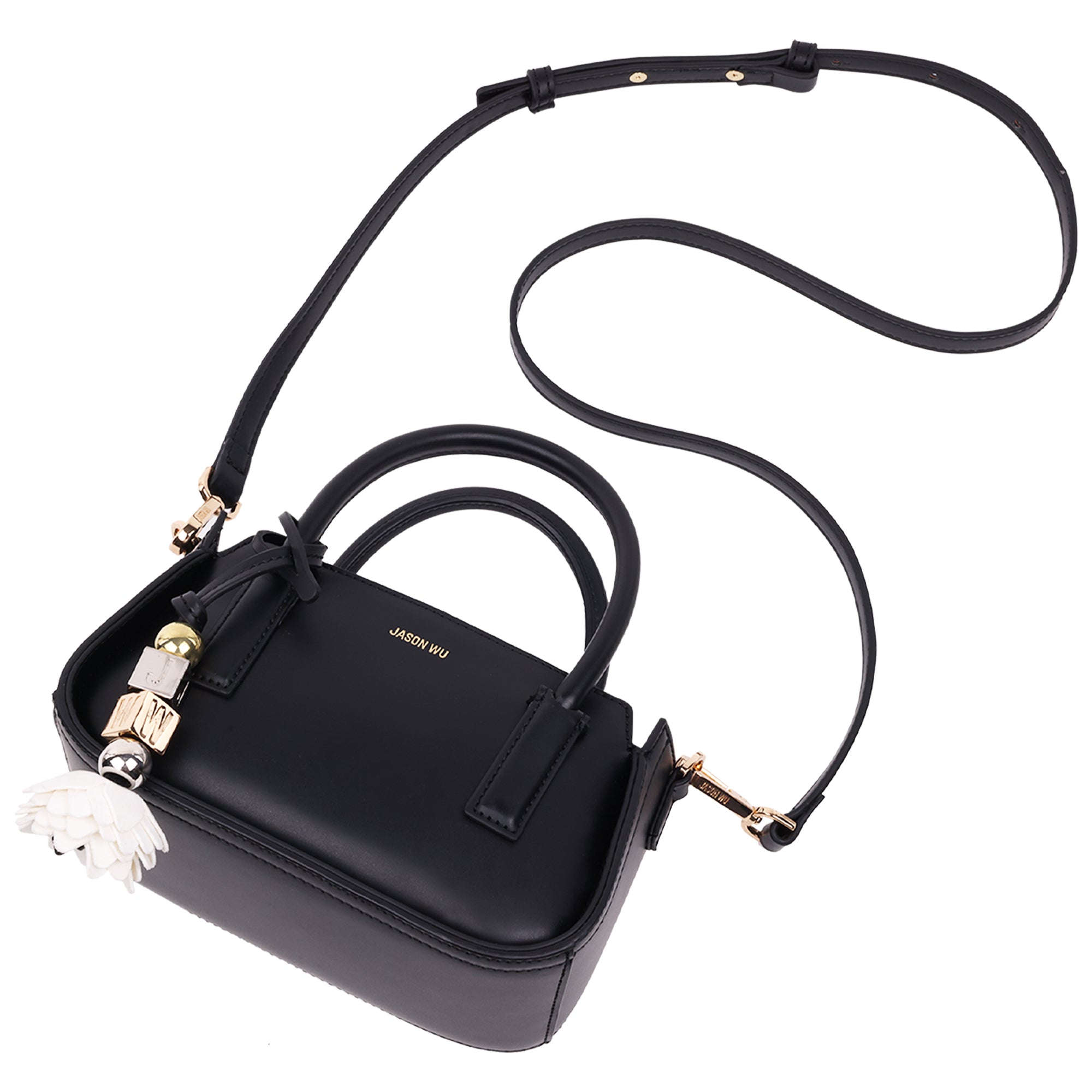 Jason Wu Structured Mini Bag with Removable Crossbody Strap & JW Charm