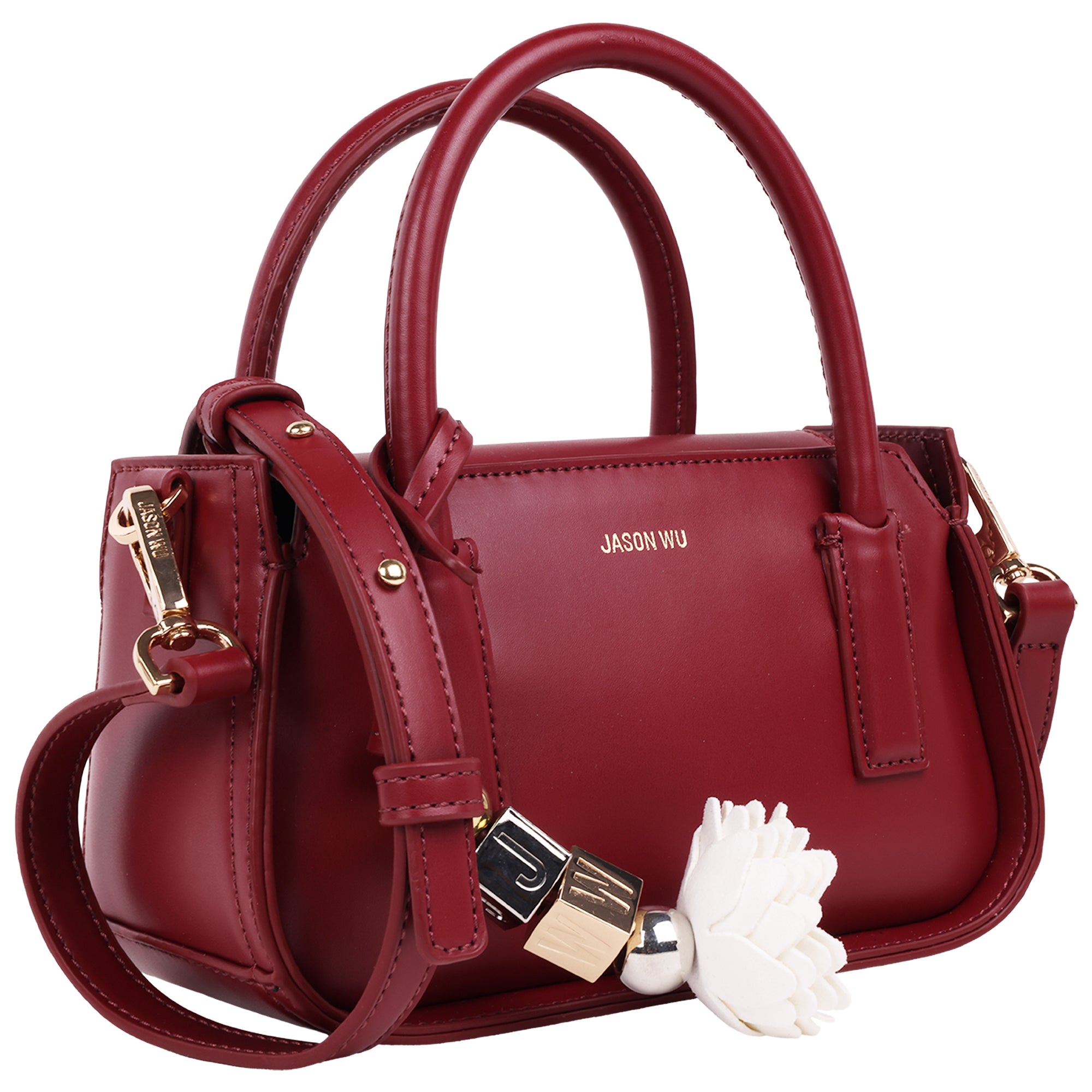 Jason Wu Structured Mini Bag with Removable Crossbody Strap & JW Charm