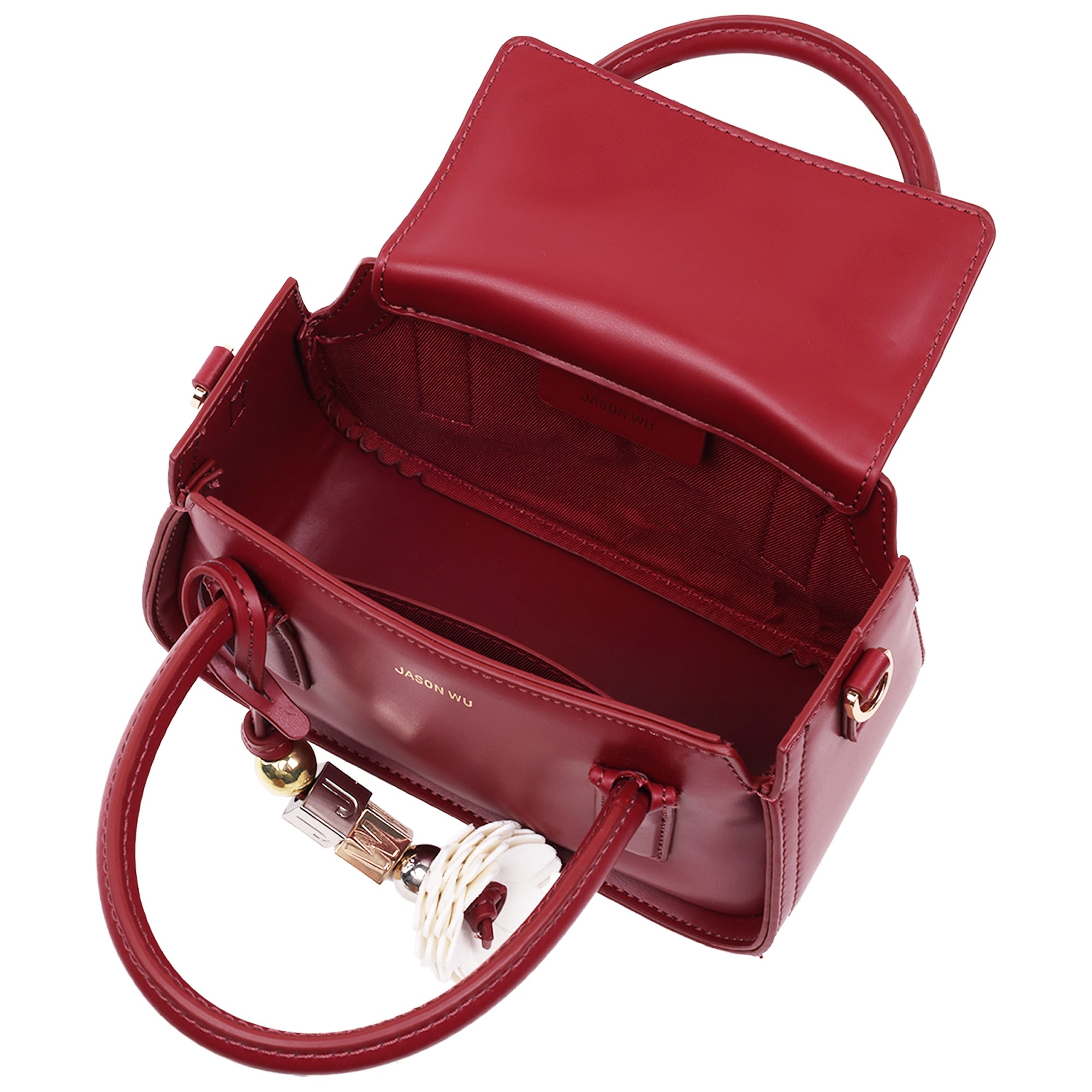 Jason Wu Structured Mini Bag with Removable Crossbody Strap & JW Charm