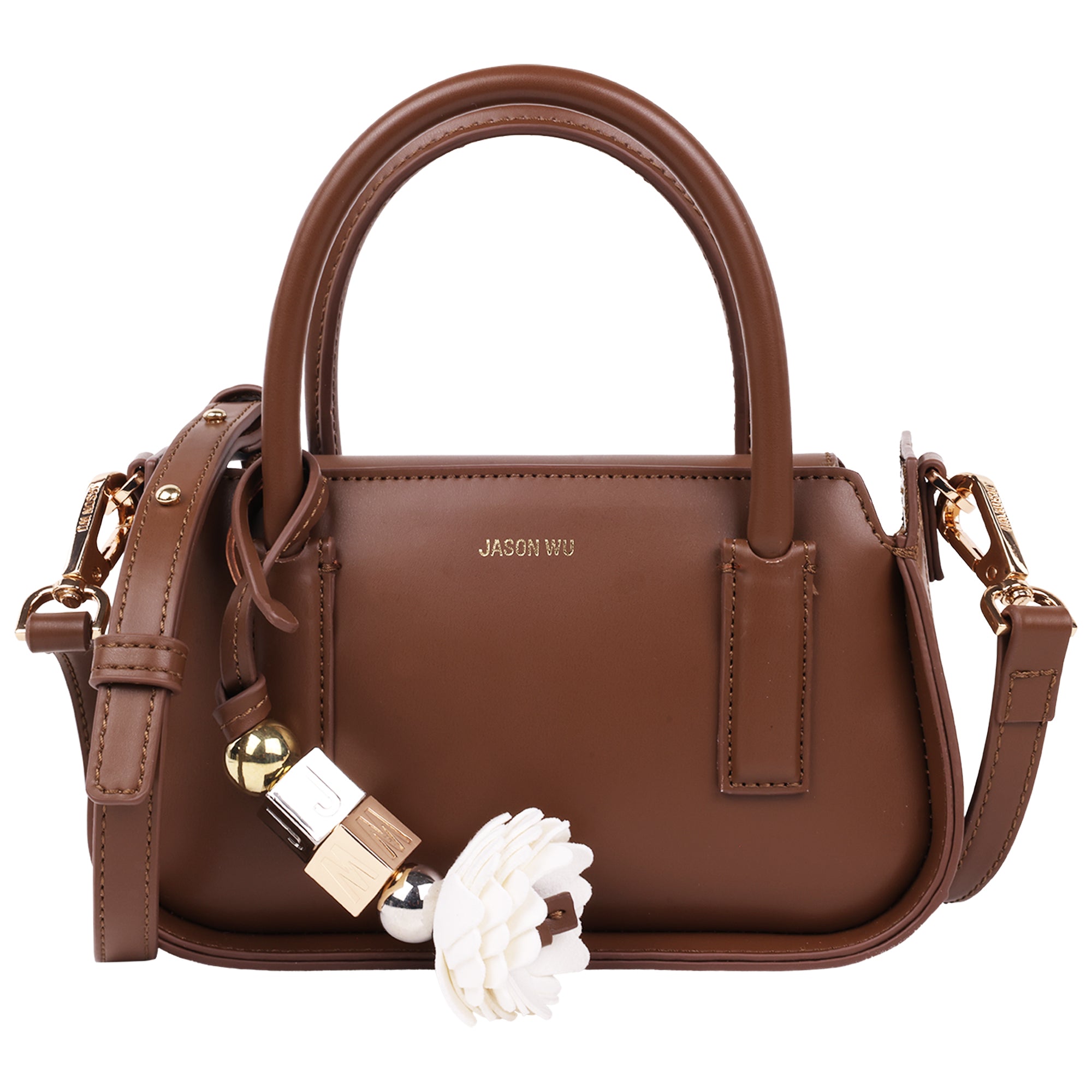 Jason Wu Structured Mini Bag with Removable Crossbody Strap & JW Charm