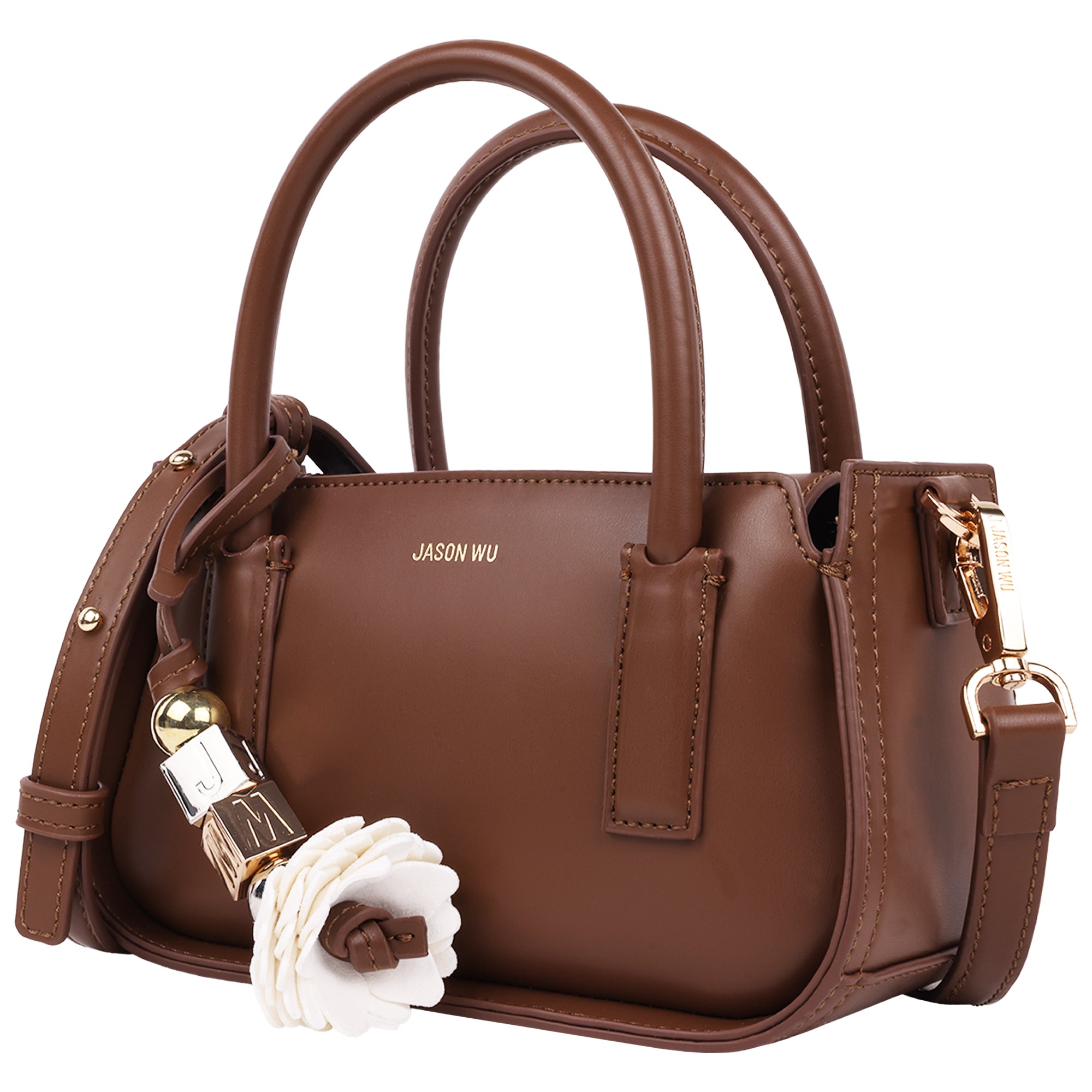 Jason Wu Structured Mini Bag with Removable Crossbody Strap & JW Charm