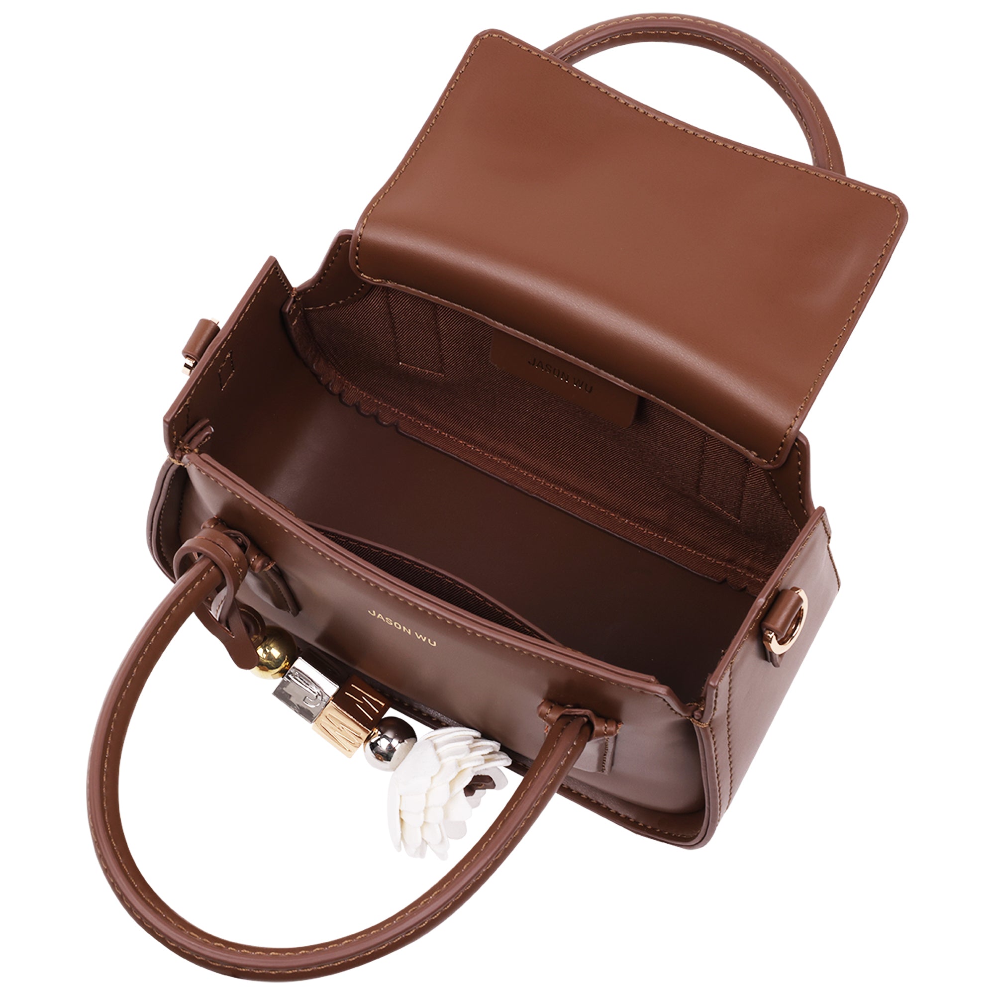 Jason Wu Structured Mini Bag with Removable Crossbody Strap & JW Charm