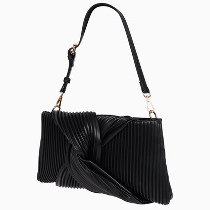 Jason Wu Pleated Knot Clutch with Shoulder Strap