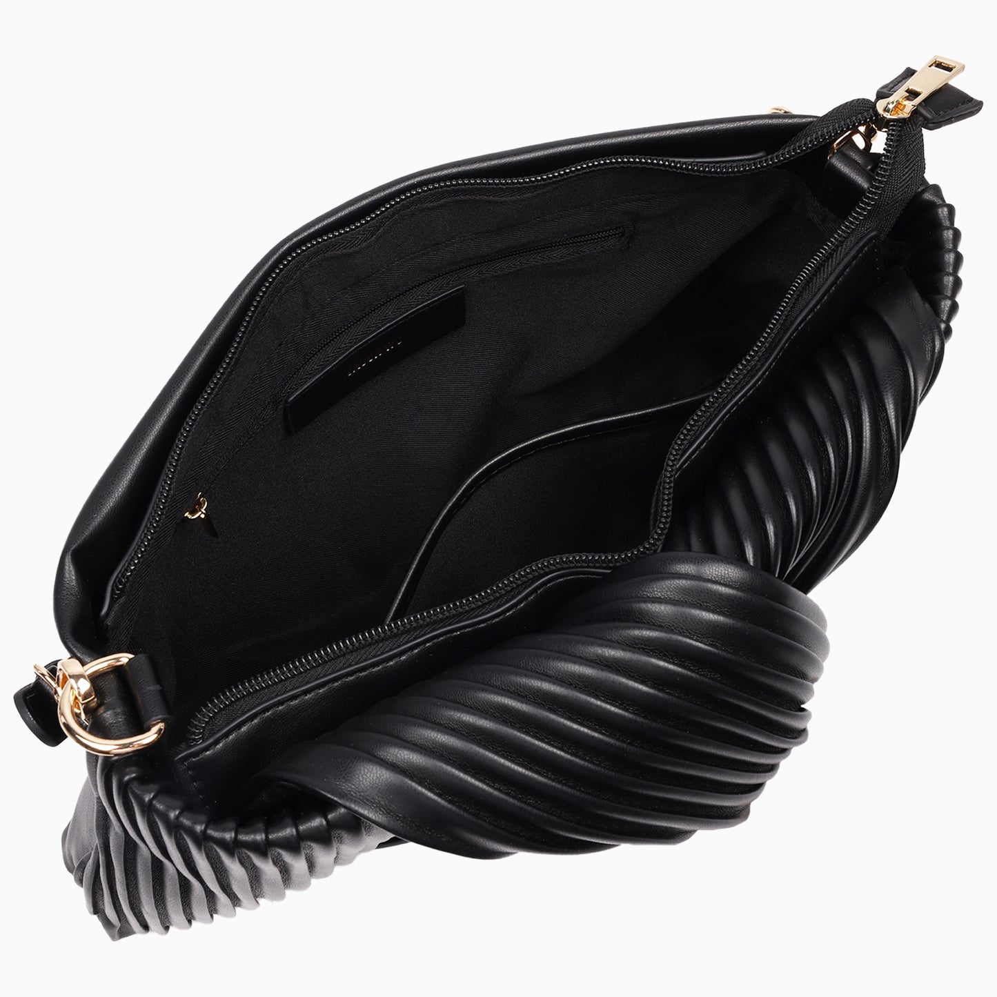 Jason Wu Pleated Knot Clutch with Shoulder Strap