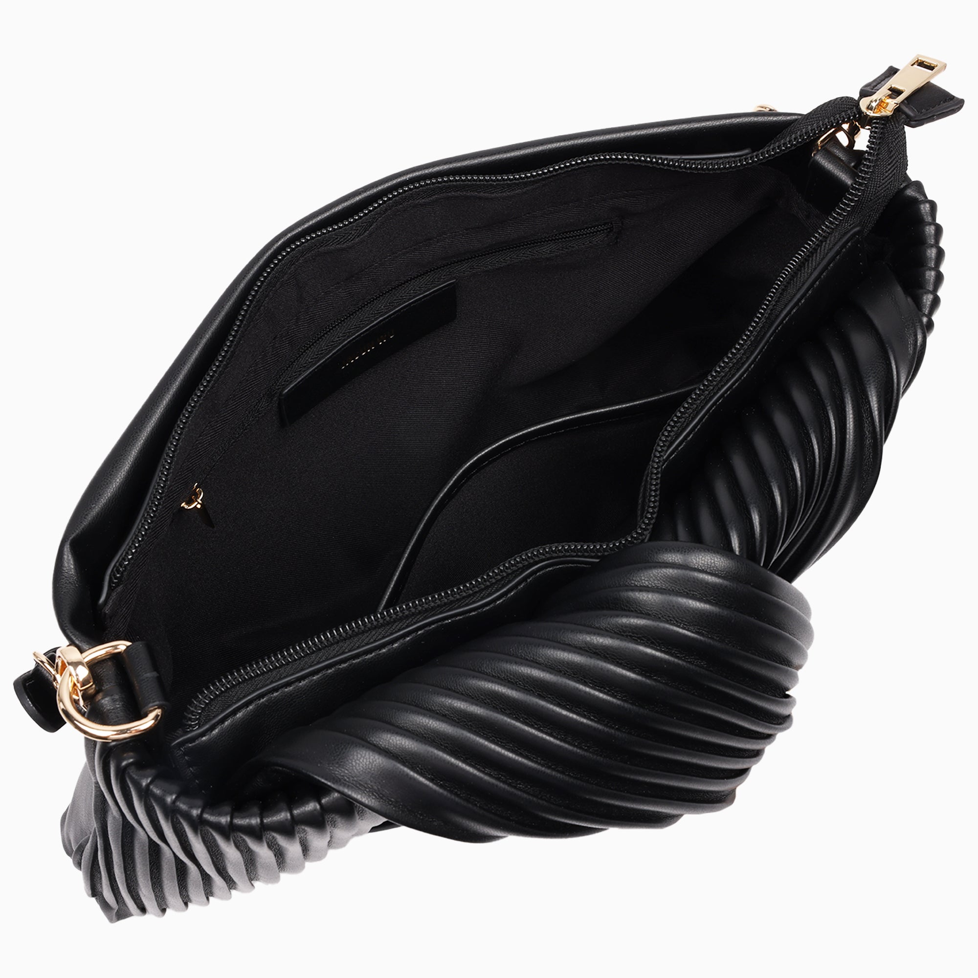 Jason Wu Pleated Knot Clutch with Shoulder Strap