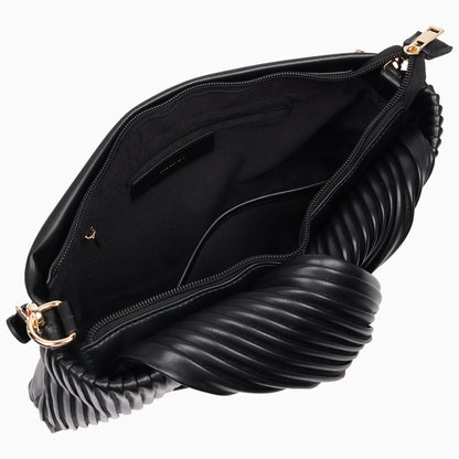Jason Wu Pleated Knot Clutch with Shoulder Strap