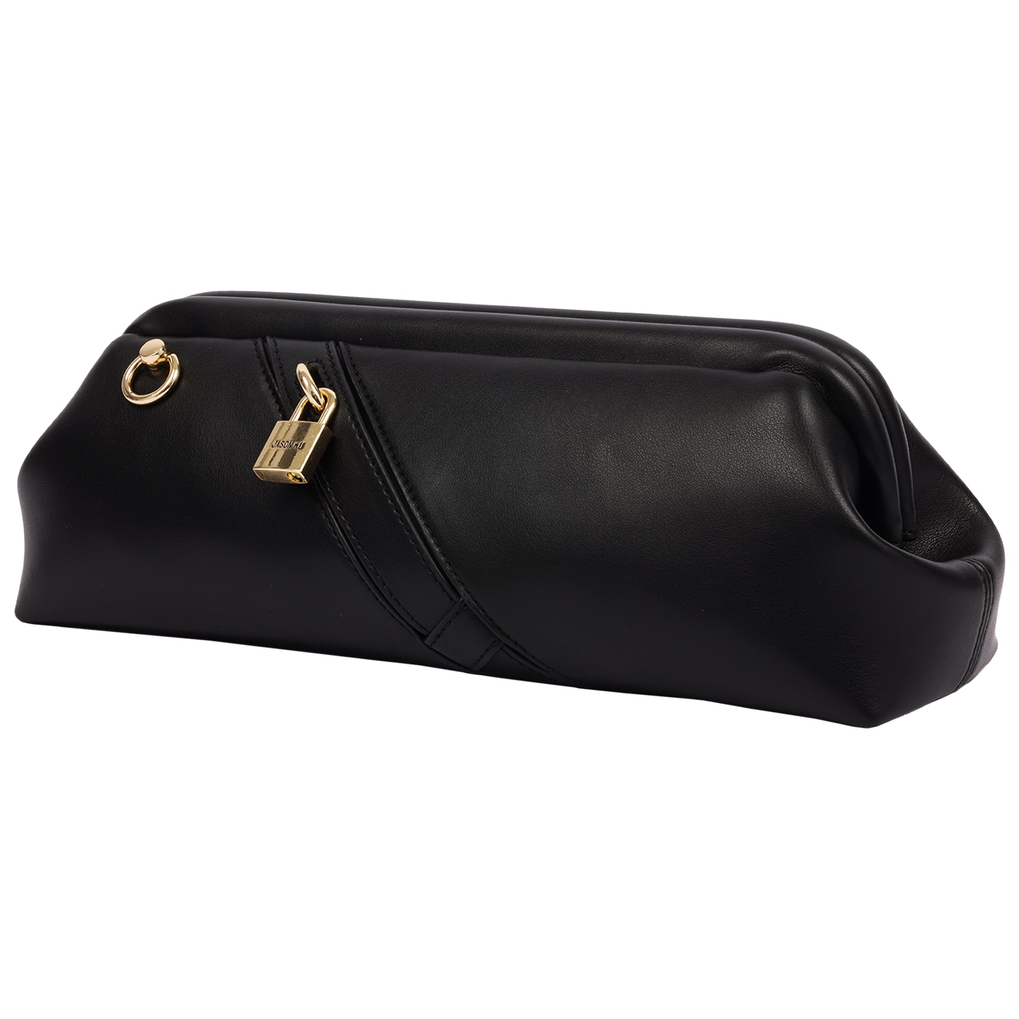 Jason Wu Bloomwood Clutch with Lock Detail & Chain Strap