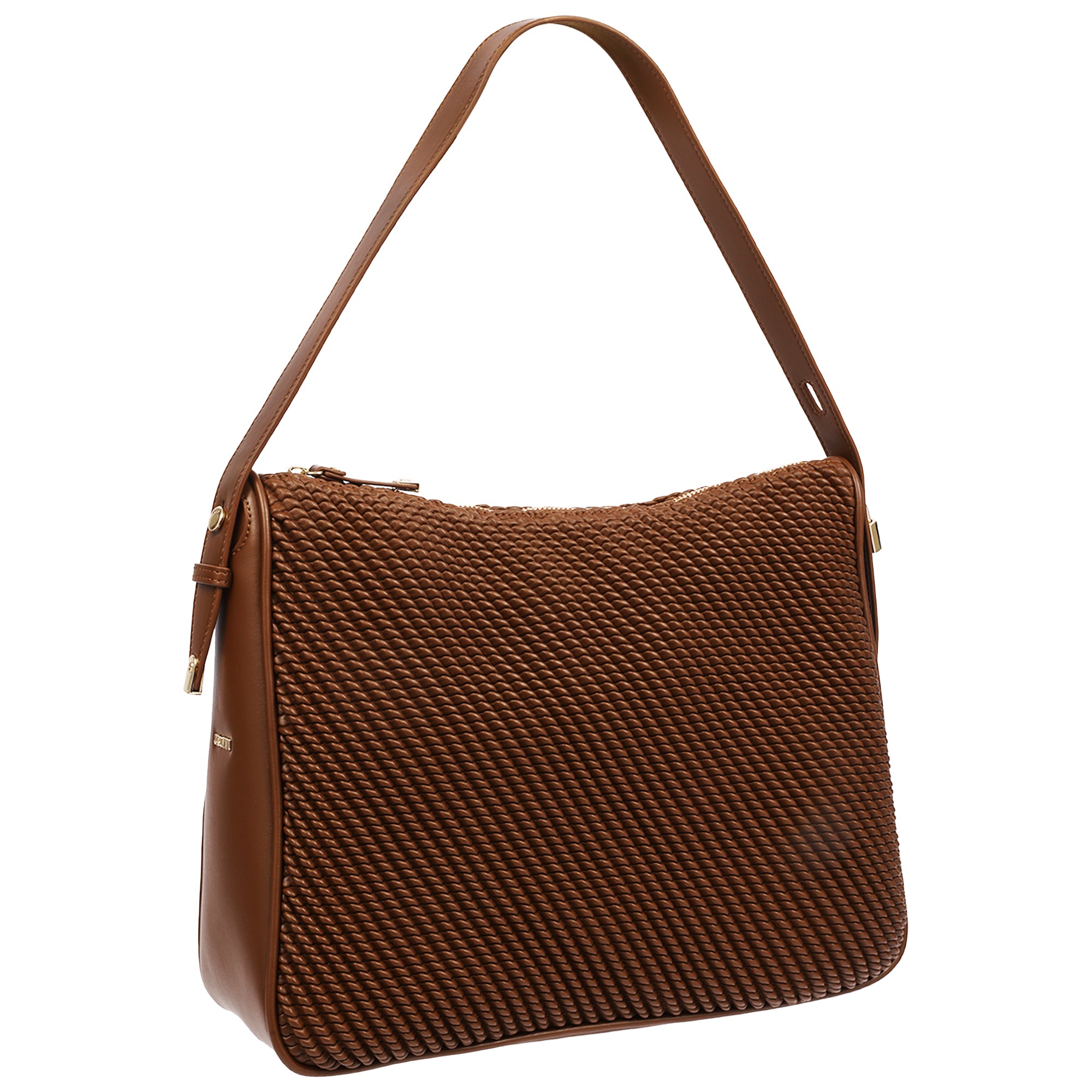 Jason Wu Haywood Double Zip Hobo Bag with 3D Rope Pleated Detail