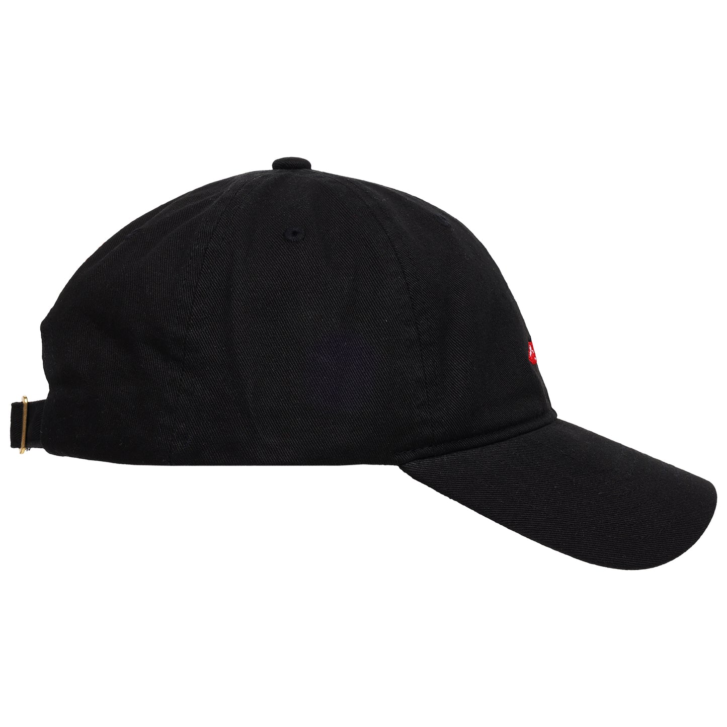 The Devil Wears Prada Red Heel Embroidered Dad Cap, Black