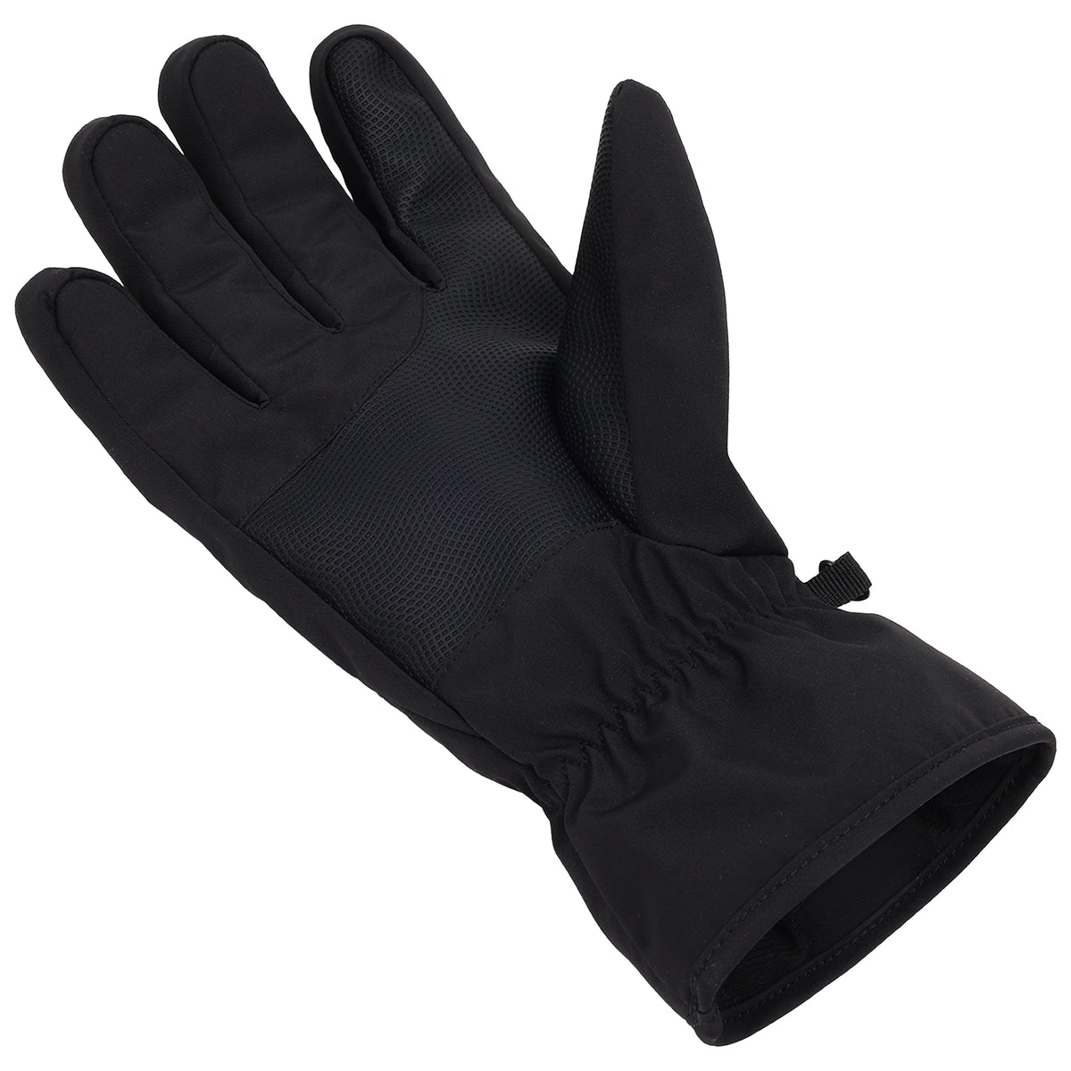 Weatherproof Utility Gloves with Fleece Lining – Black – Medium